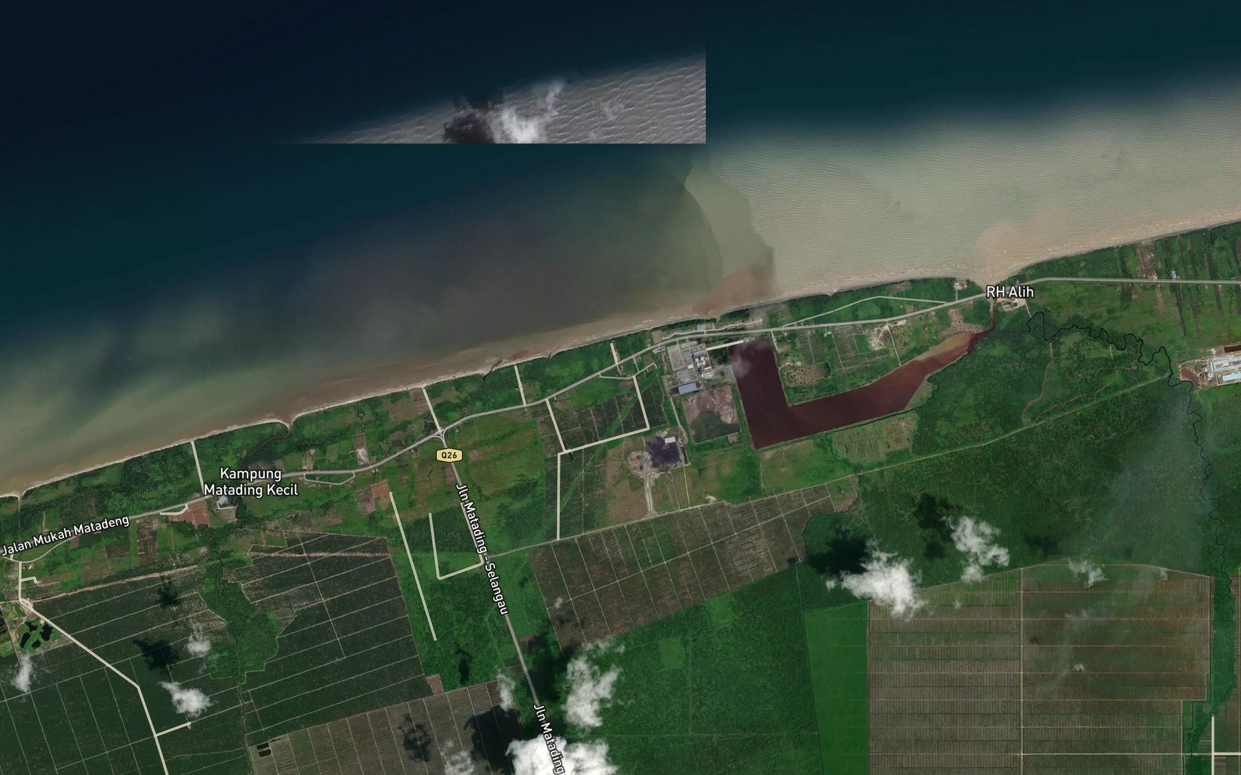 Satellite map of the Sungai Belaboh