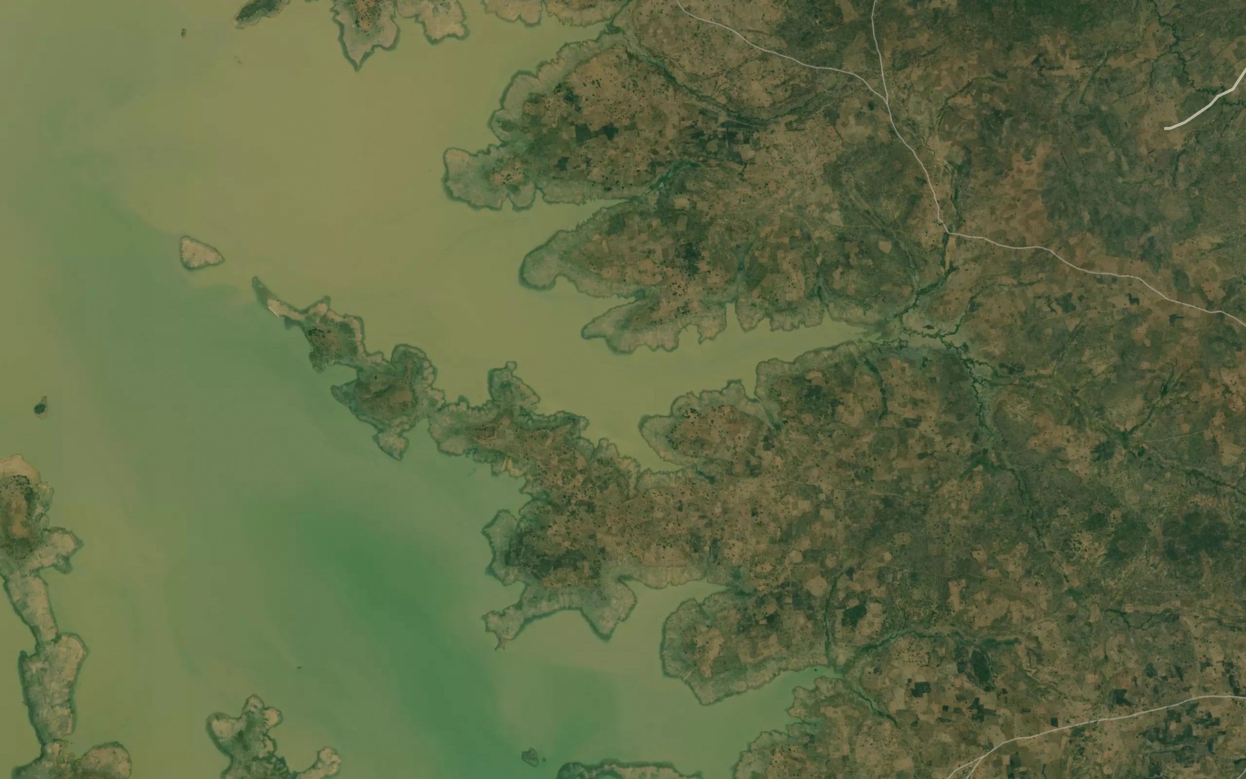 Satellite map of the River Logbadna