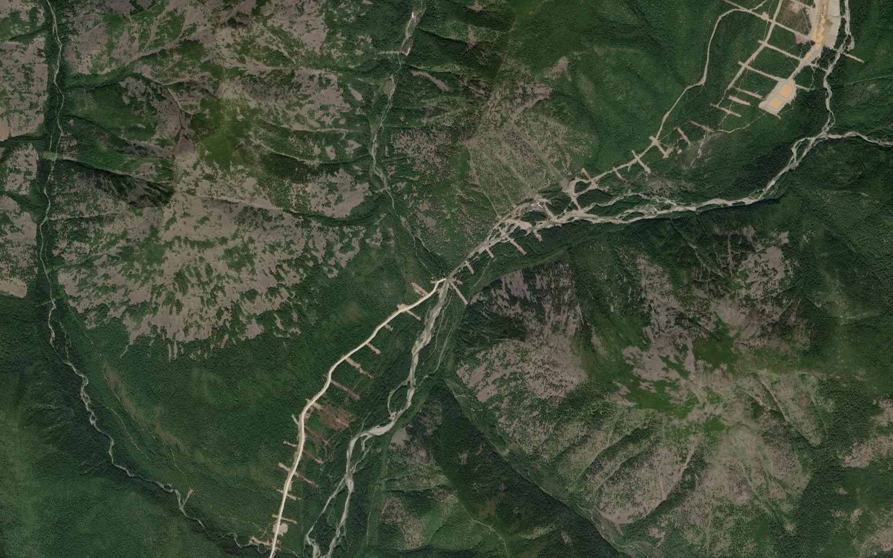 Satellite map of the Sulay