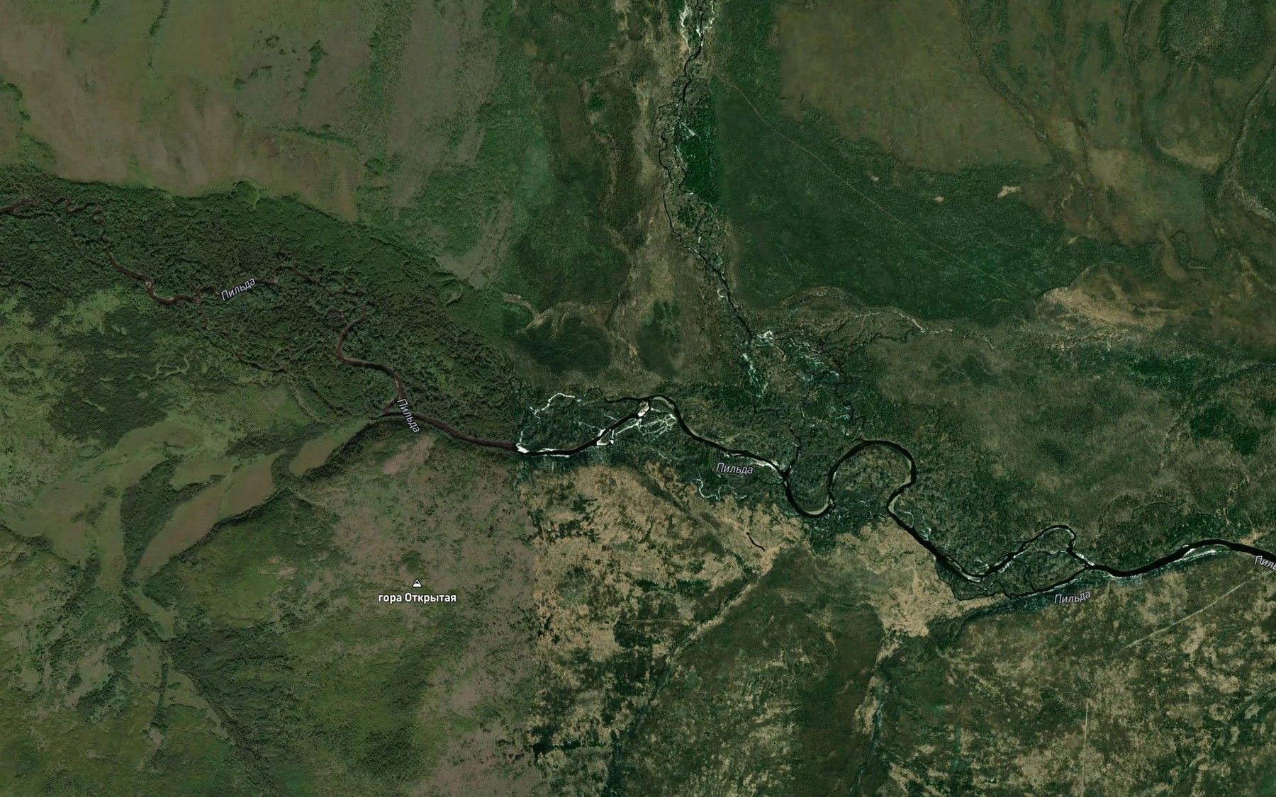 Satellite map of the Gniloy
