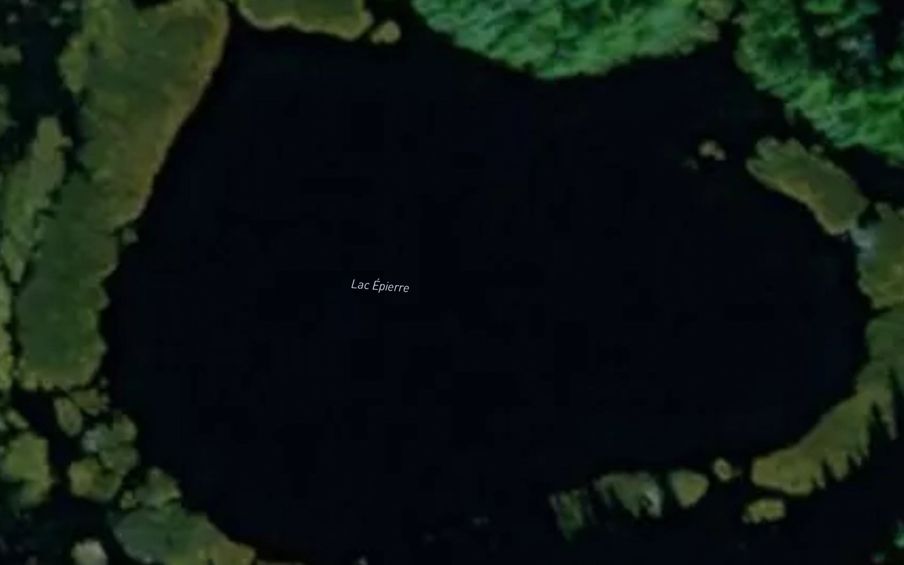 Satellite map of the Lac Epierre