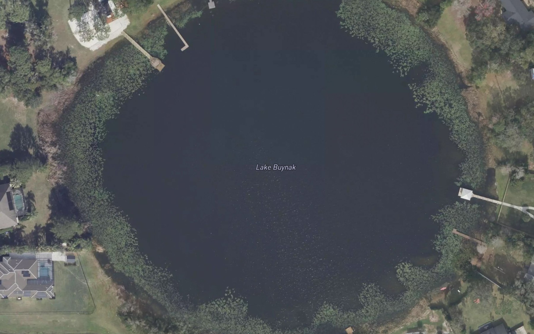 Satellite map of the Lake Buynak