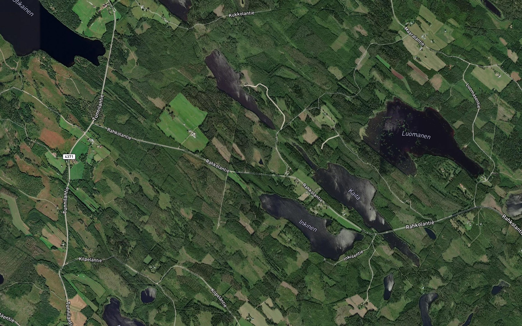 Satellite map of the Matolampi