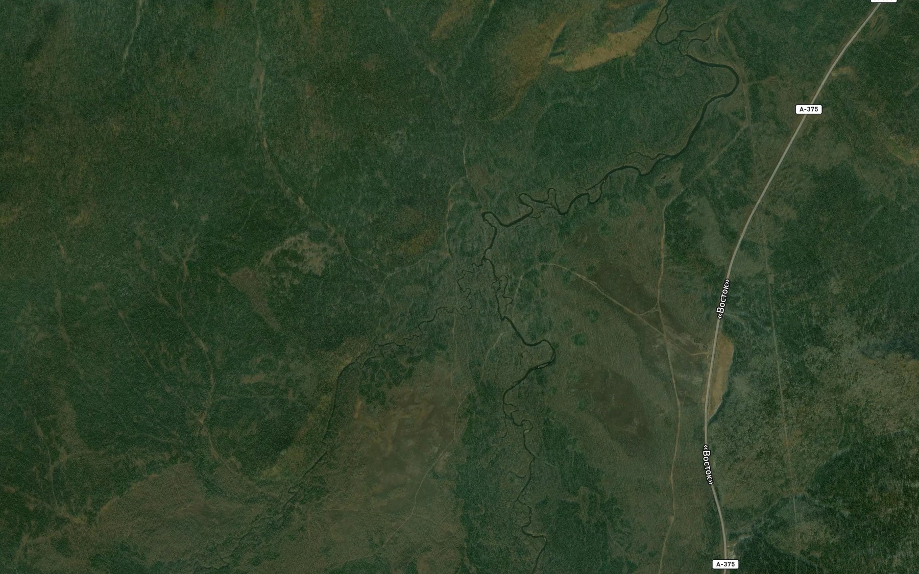 Satellite map of the Khima Tret'ya