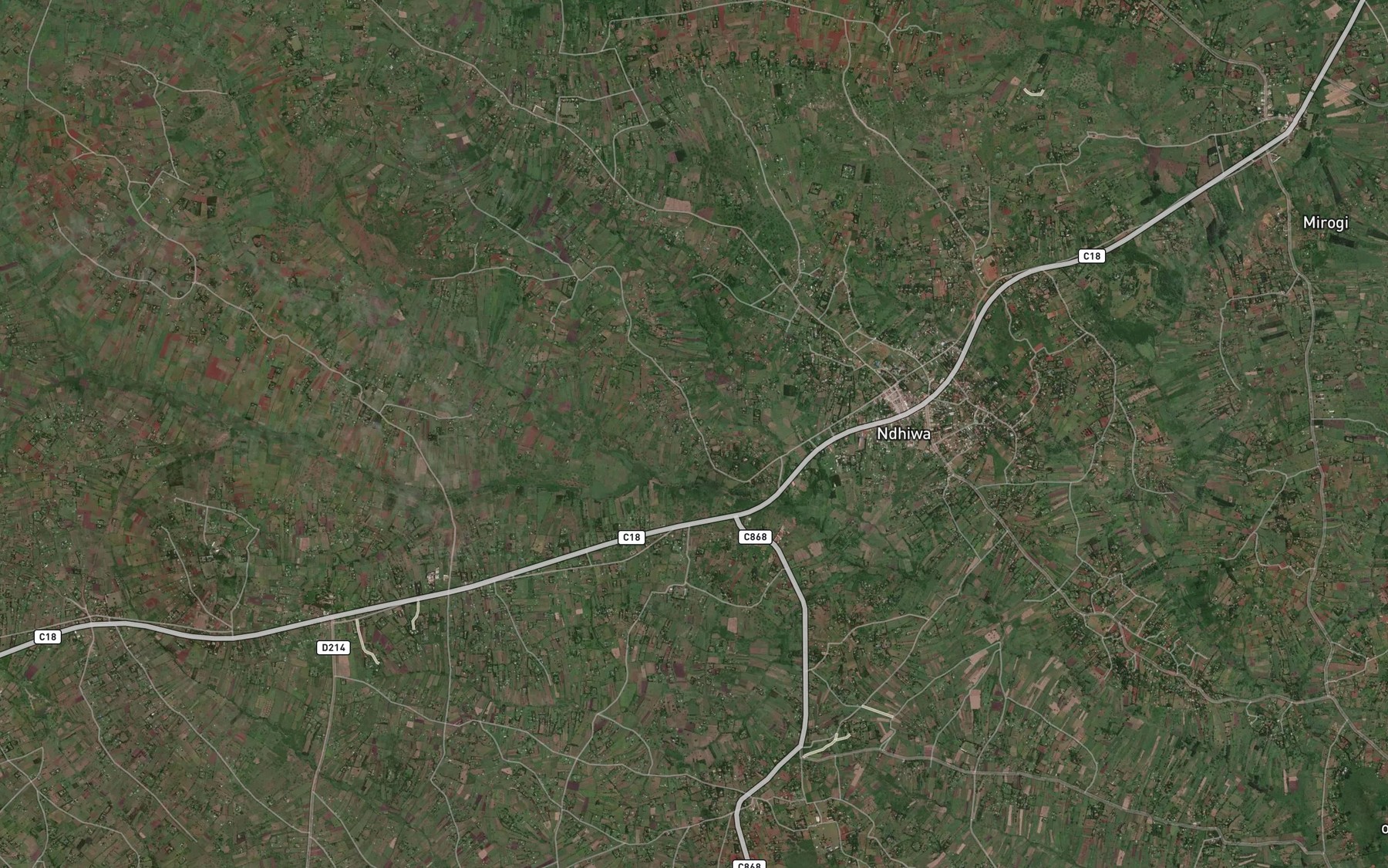 Satellite map of the Kawan