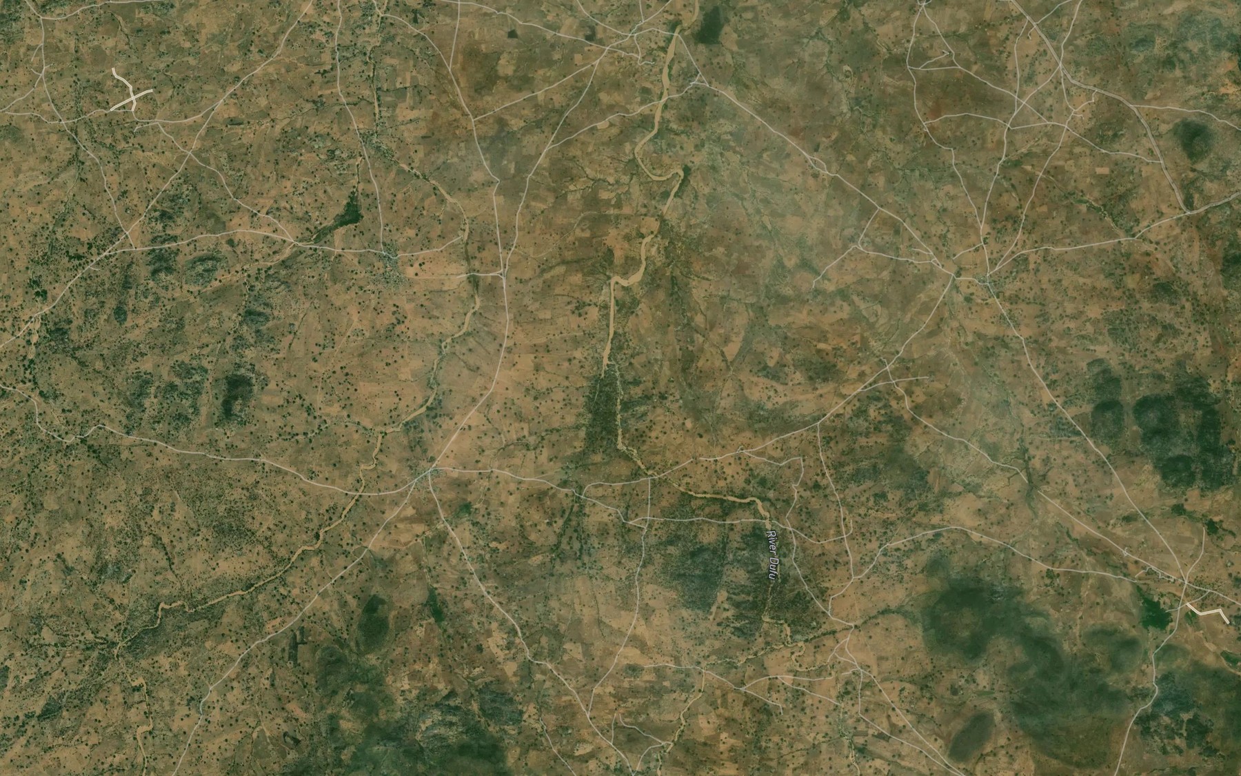 Satellite map of the Mayo Gerewa