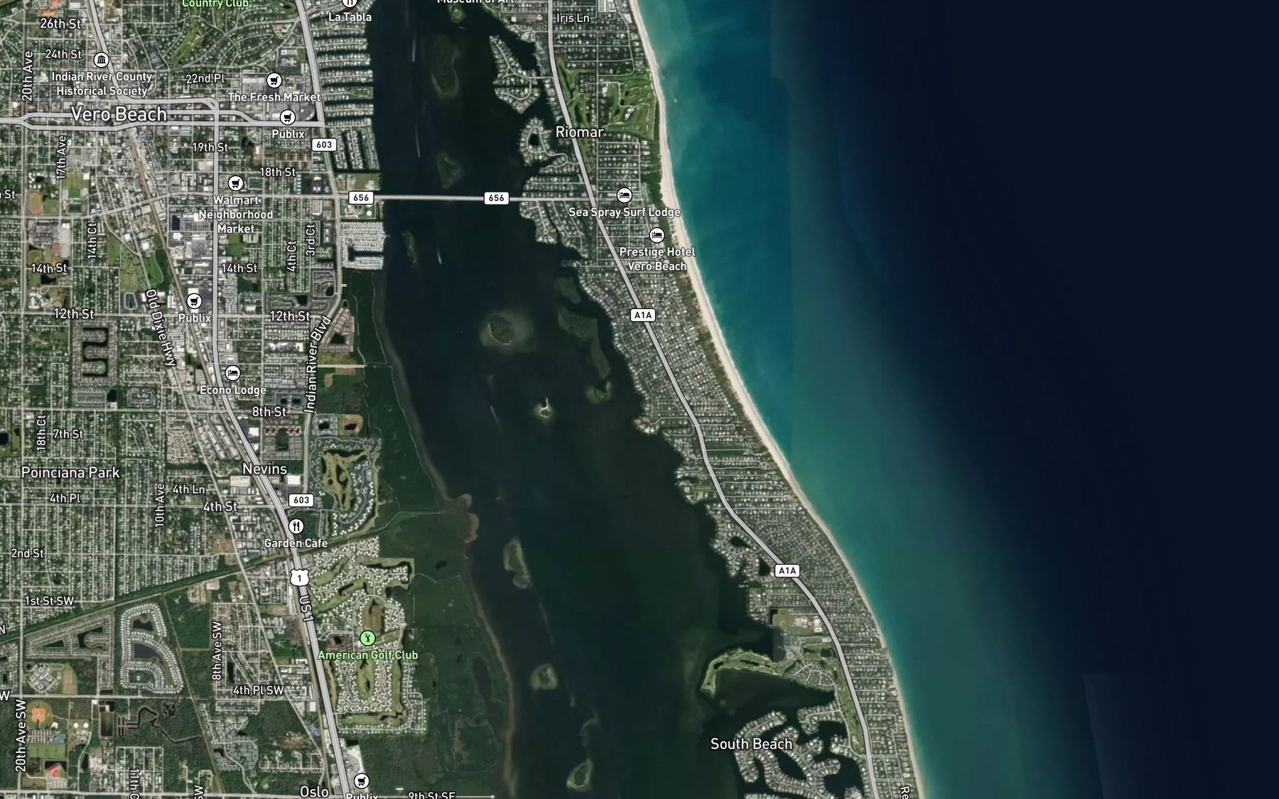 Satellite map of the Hells Pocket