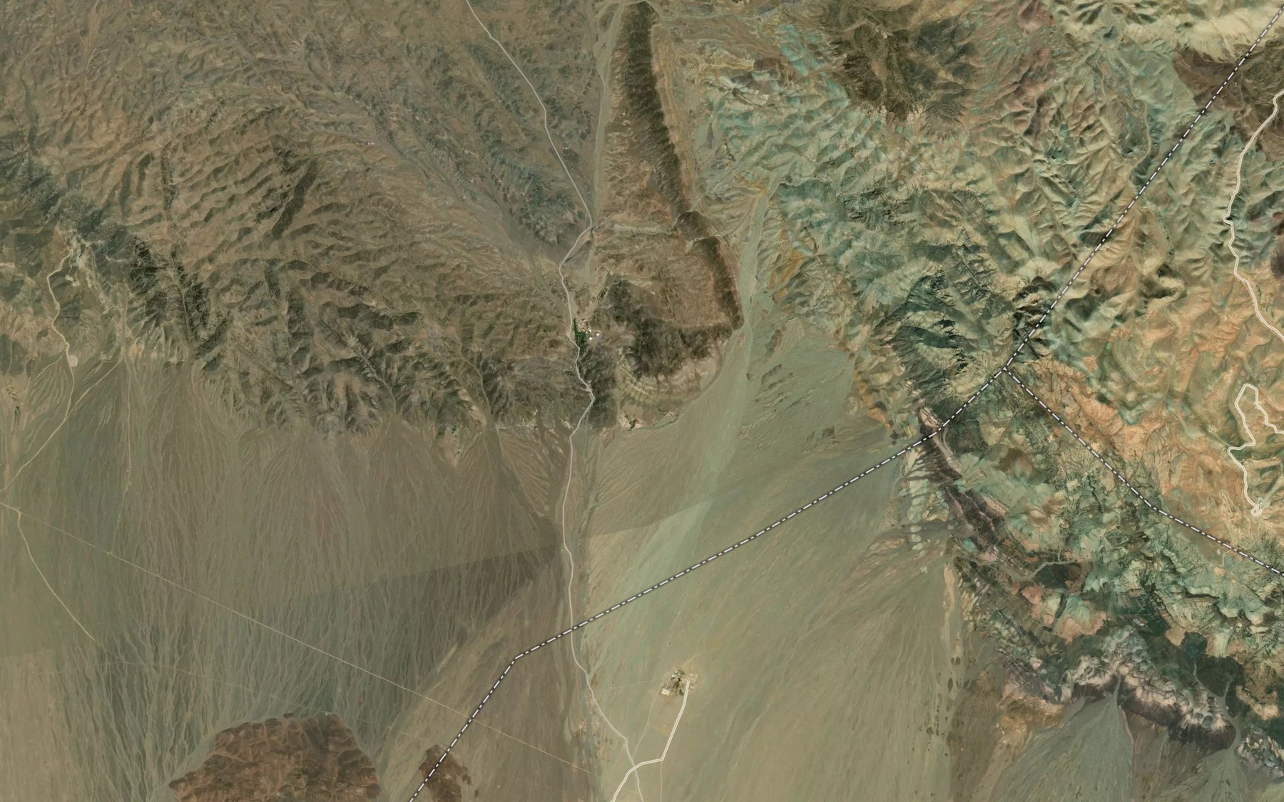 Satellite map of the Cheshmeh-ye Allah Veran Bolaghi