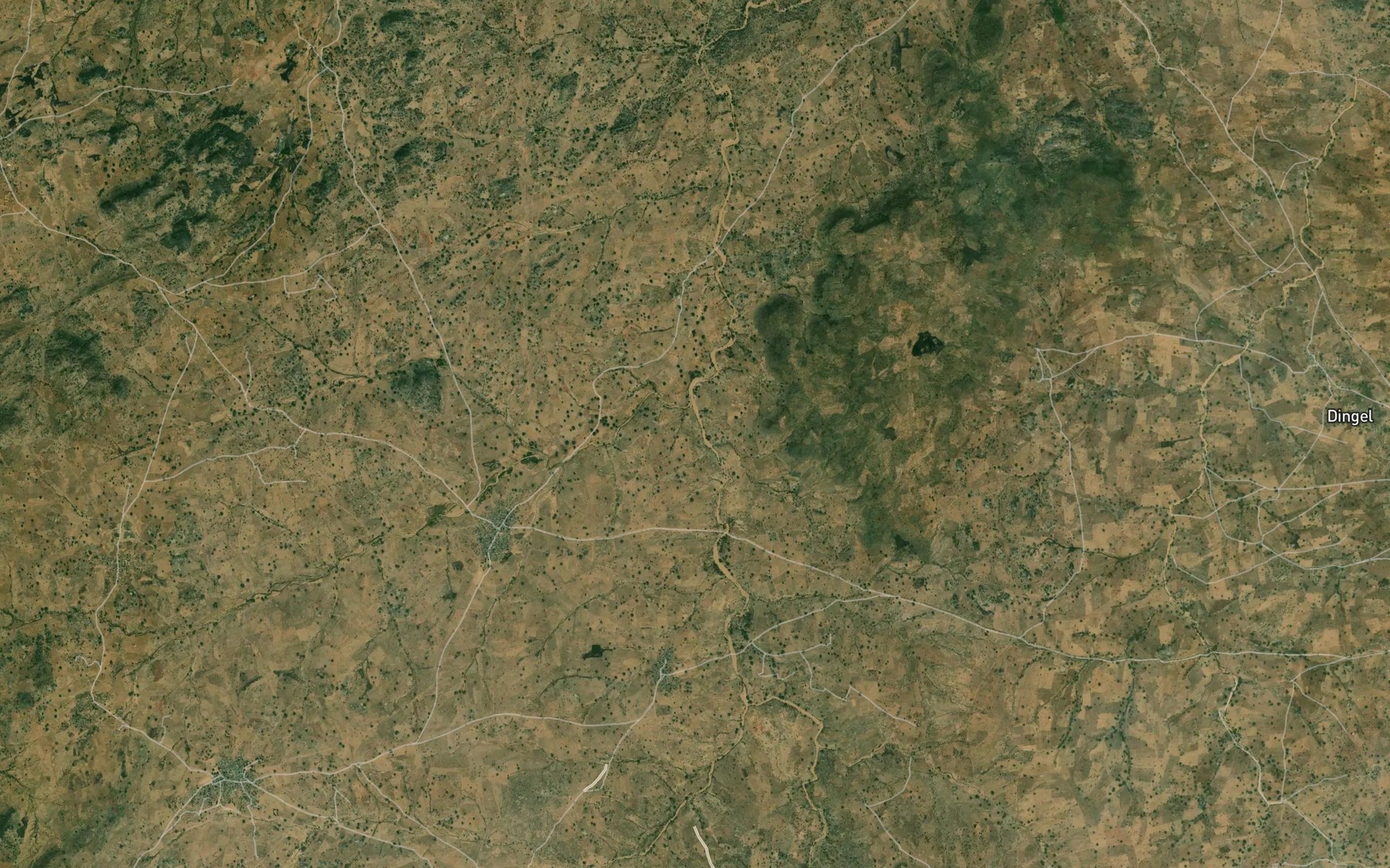 Satellite map of the Mayo Durwa