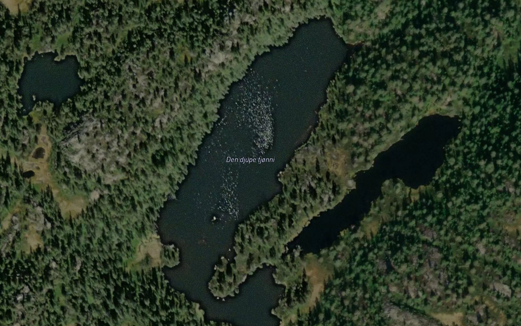 Satellite map of the Den djupe tjorni