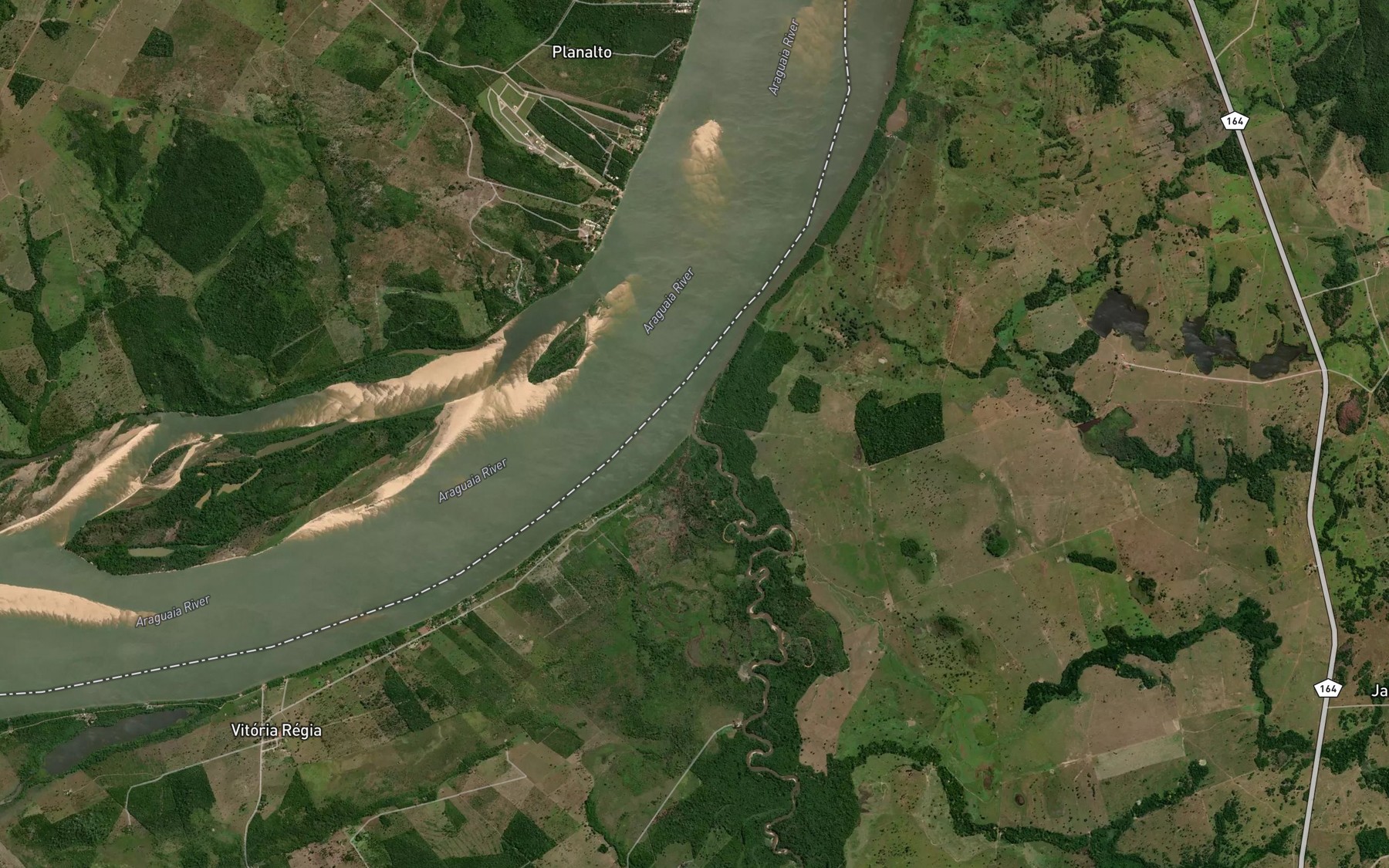 Satellite map of the Rio Muricizal