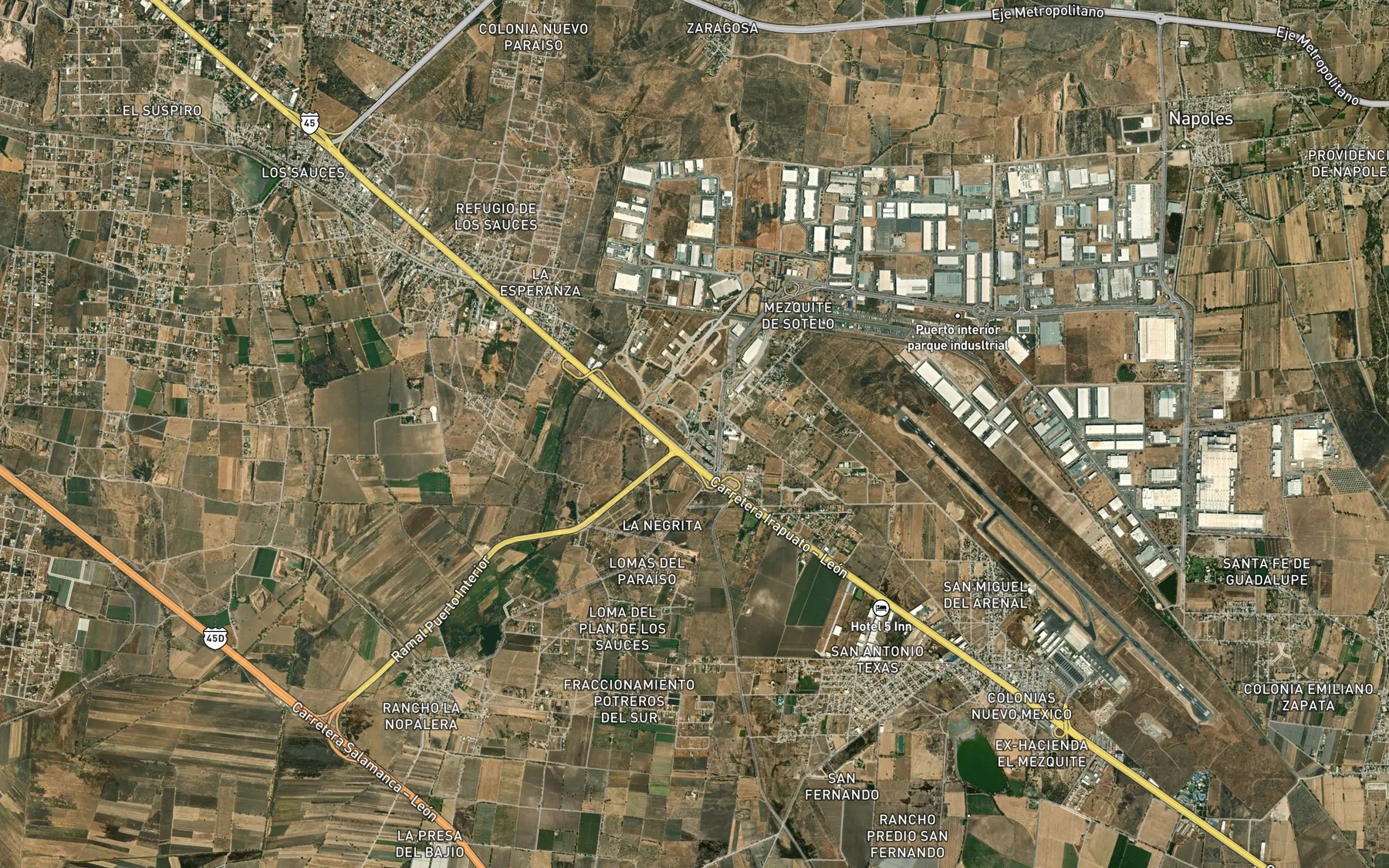 Satellite map of the El Cerro Grande
