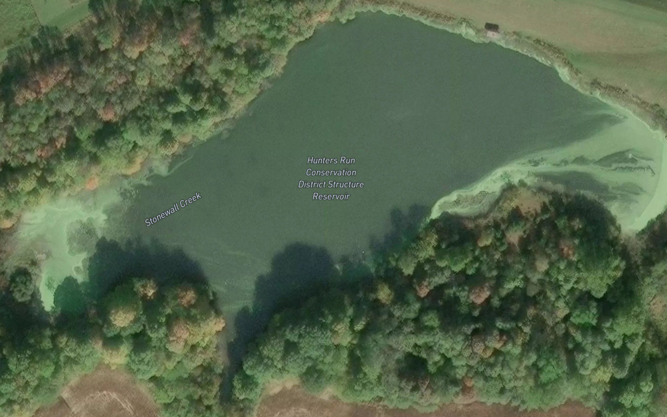 Hunters Run Conservation District Structure Reservoir