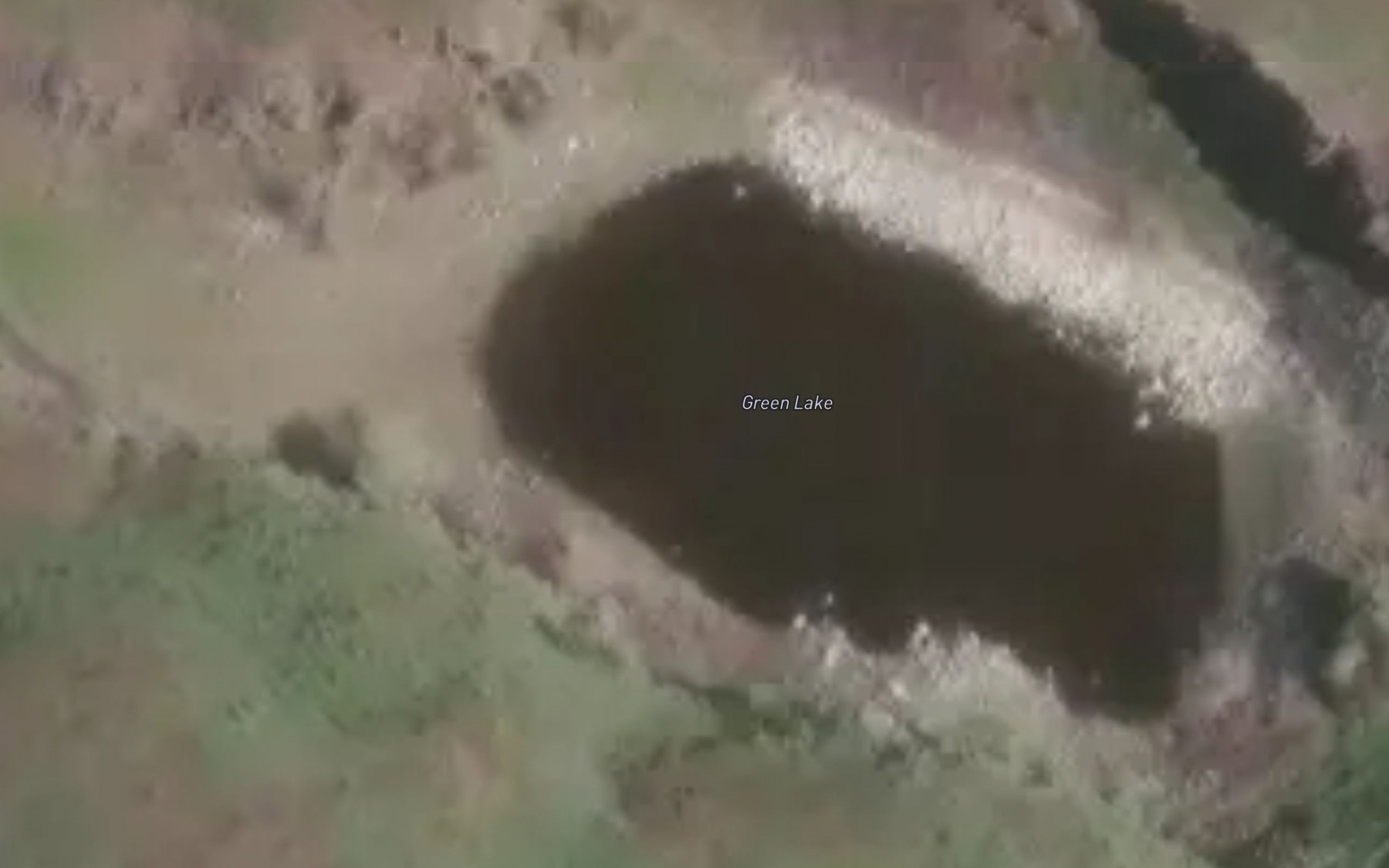 Satellite map of the Green Lake