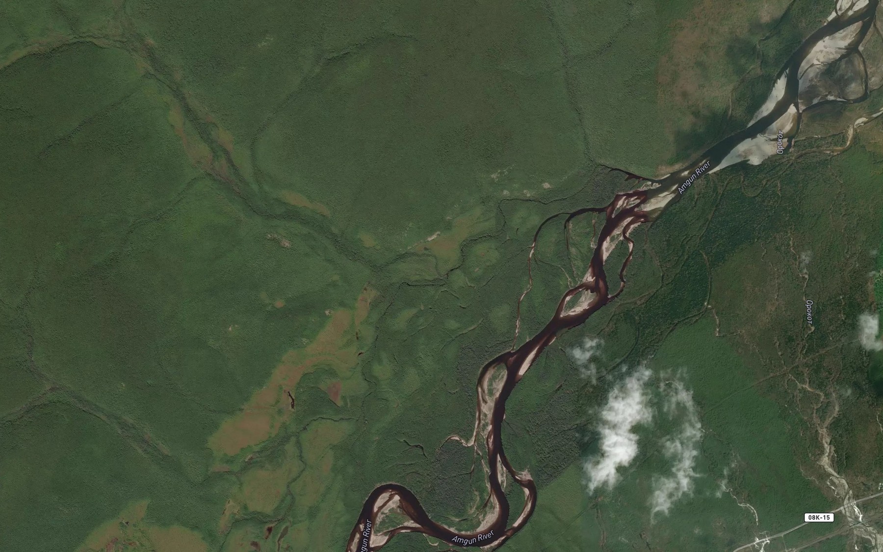 Satellite map of the Chirichikan
