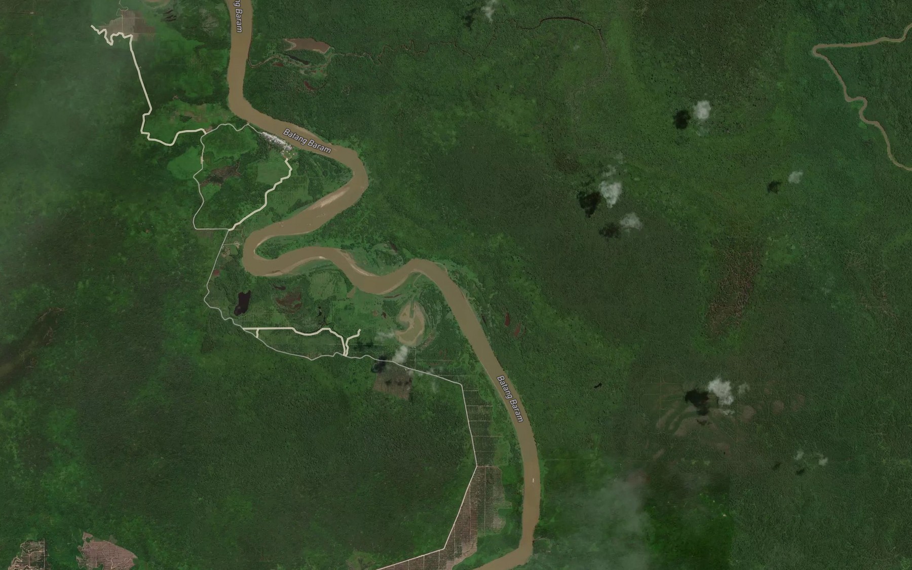 Satellite map of the Sungai Subat