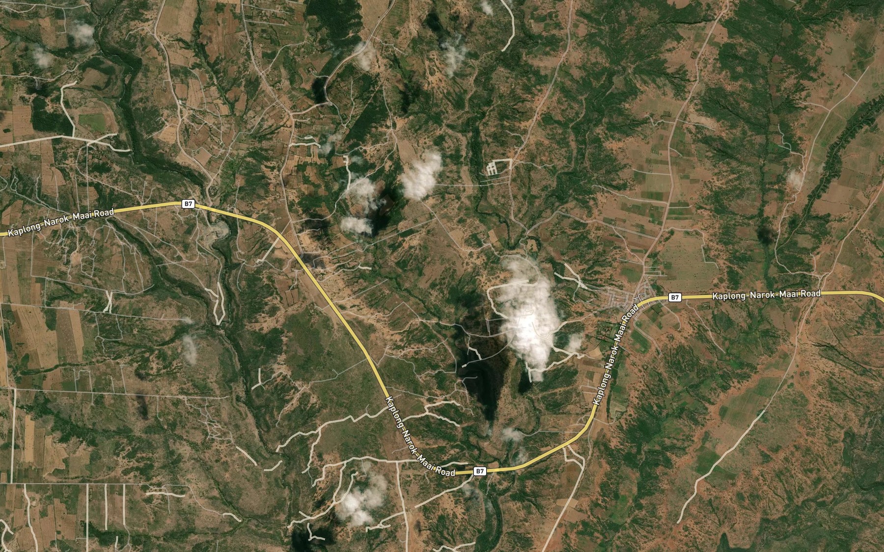Satellite map of the Olangabobo