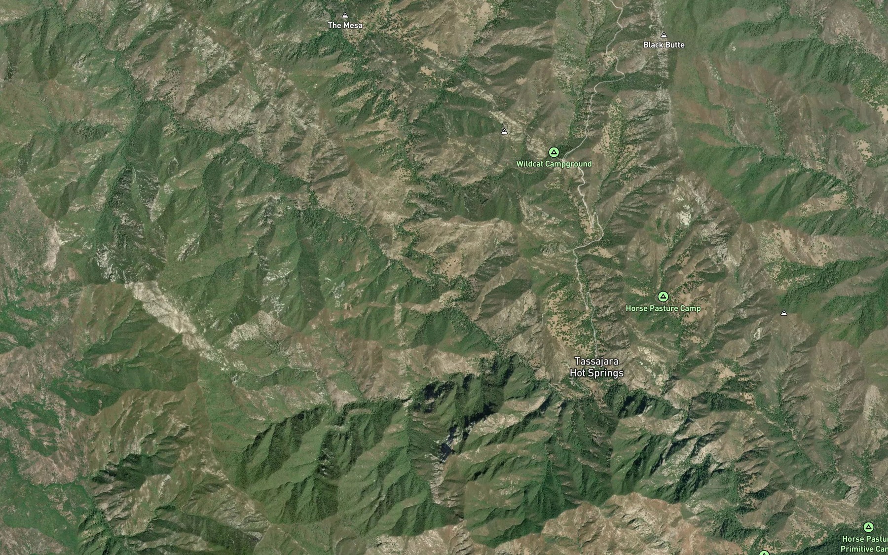 Satellite map of the Church Creek