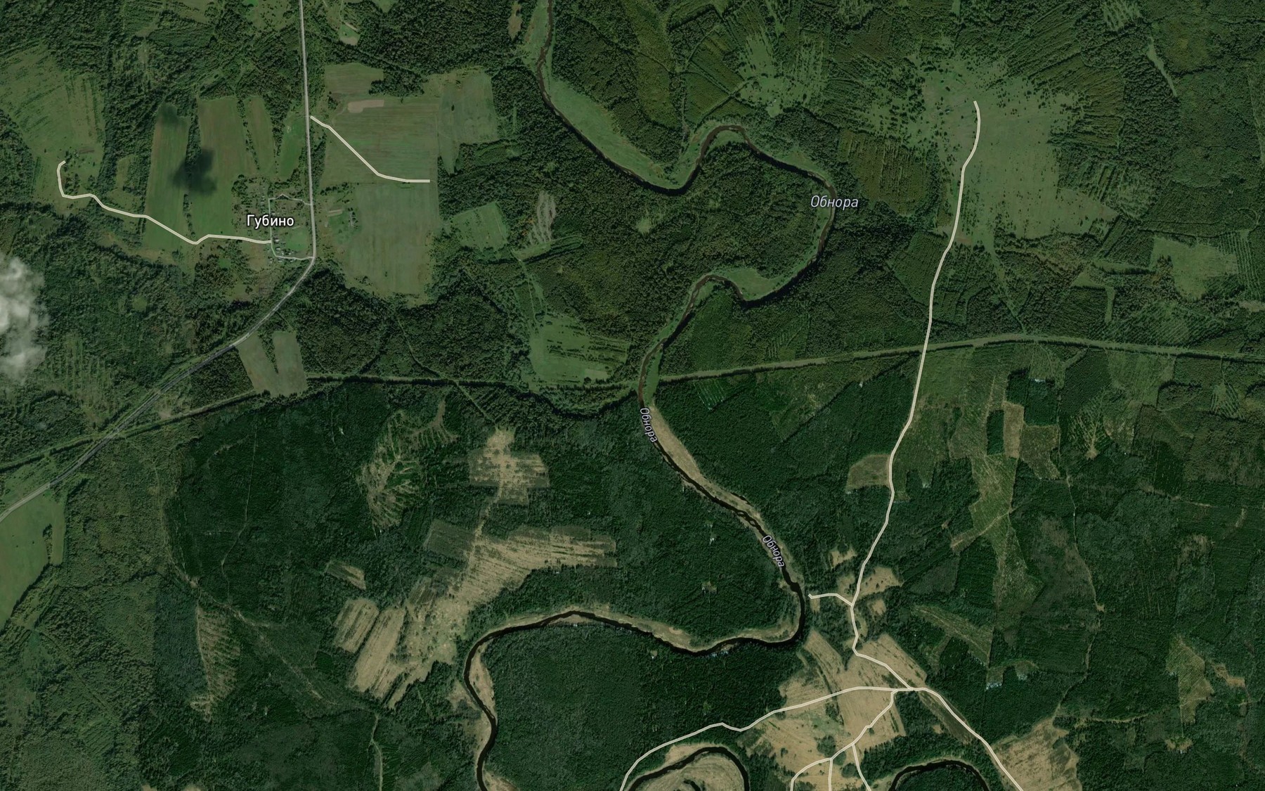 Satellite map of the Mestysh