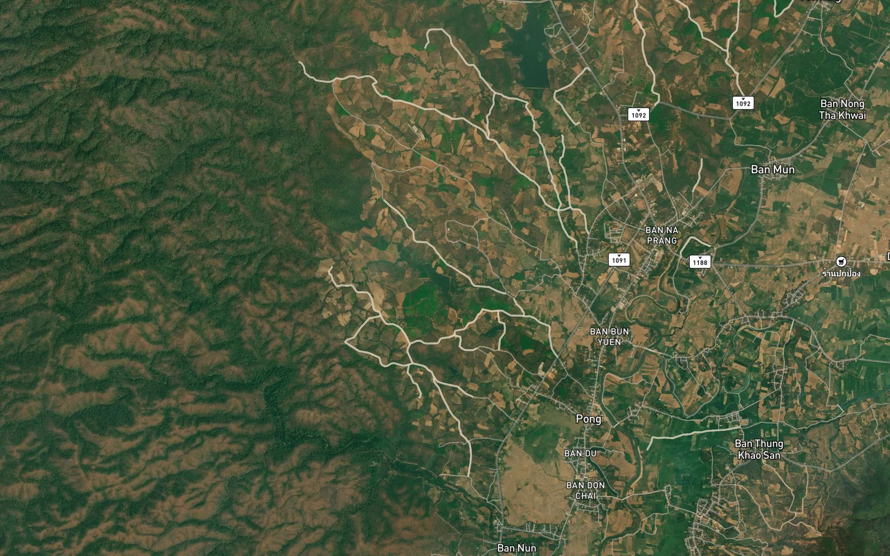 Satellite map of the Ang Kep Nam Huai Ma