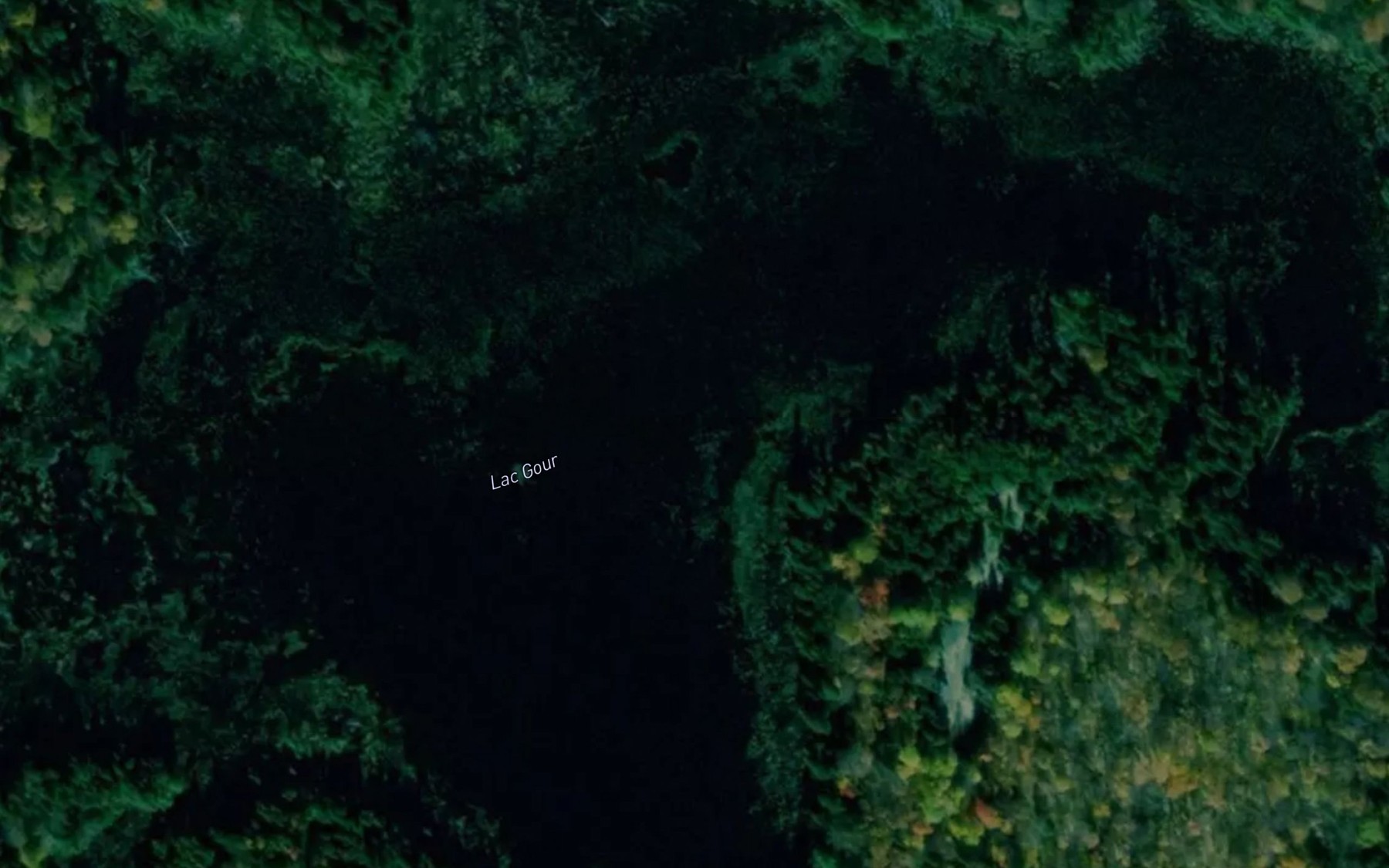 Satellite map of the Lac Gour