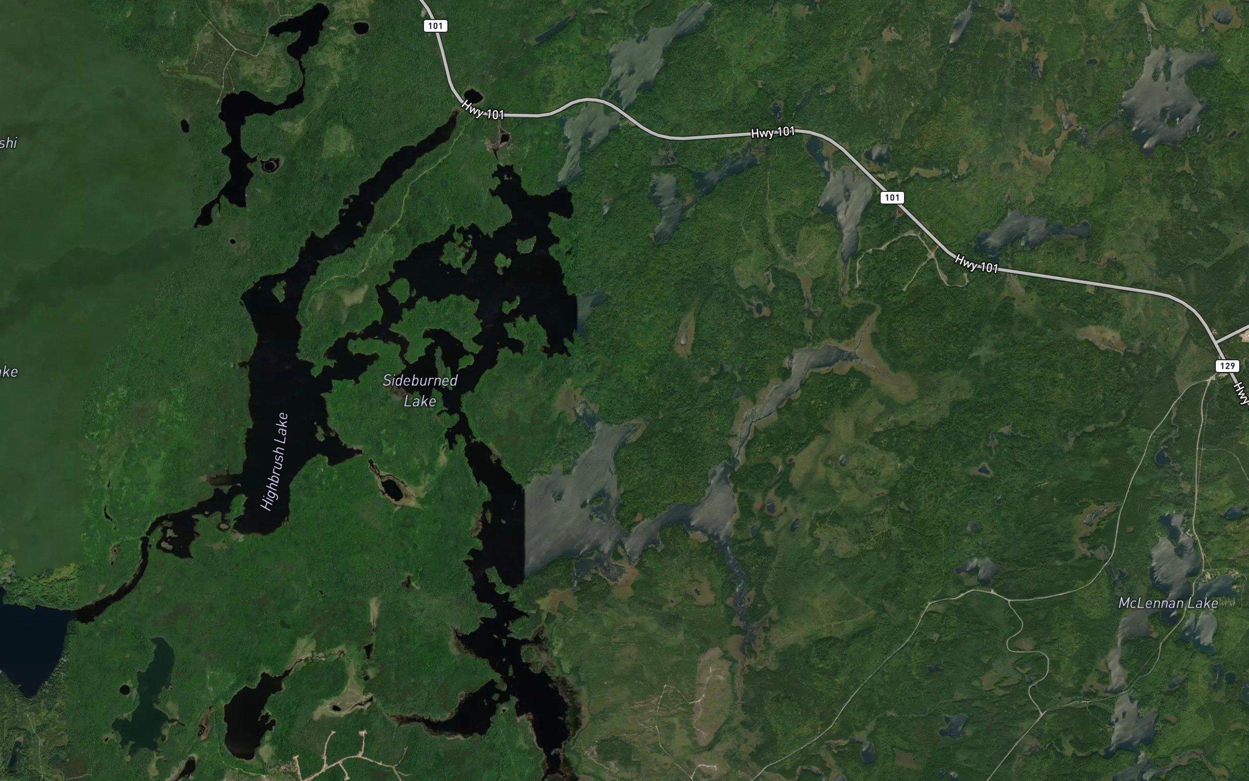 Sideburned Lake