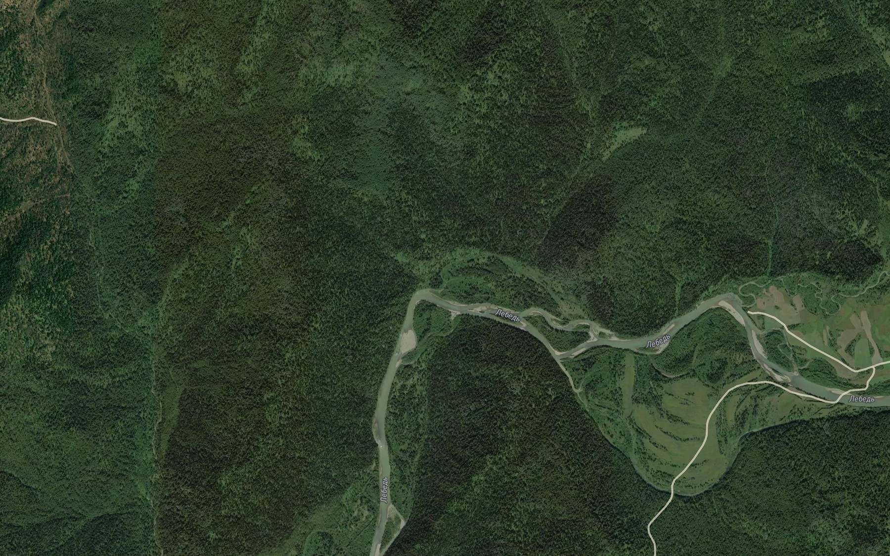 Satellite map of the Kaldarak
