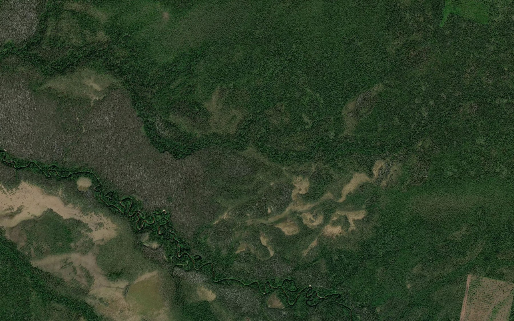 Satellite map of the Ozimshor