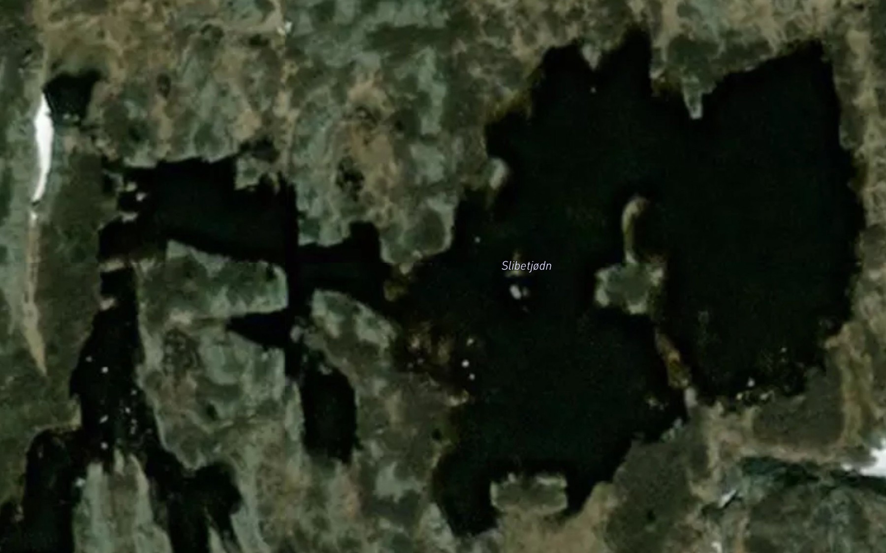 Satellite map of the Slibetjodn