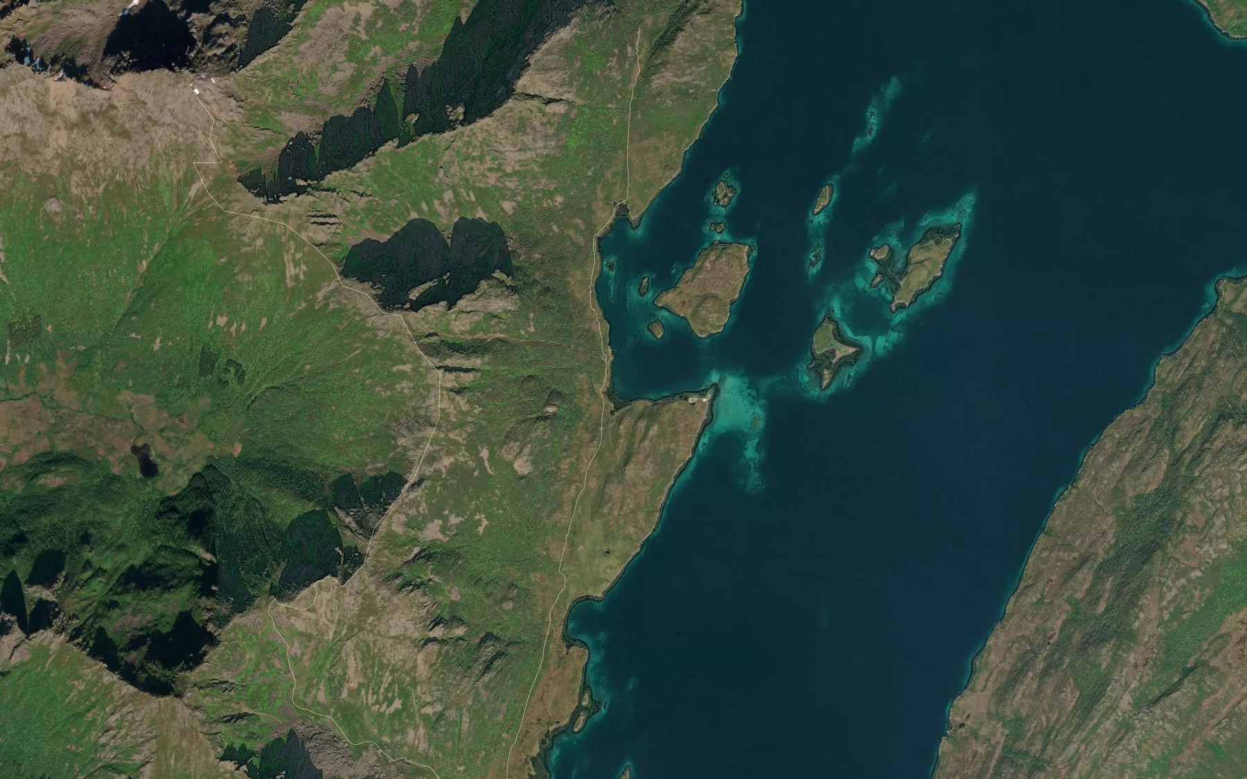 Satellite map of the Kremmarbukta