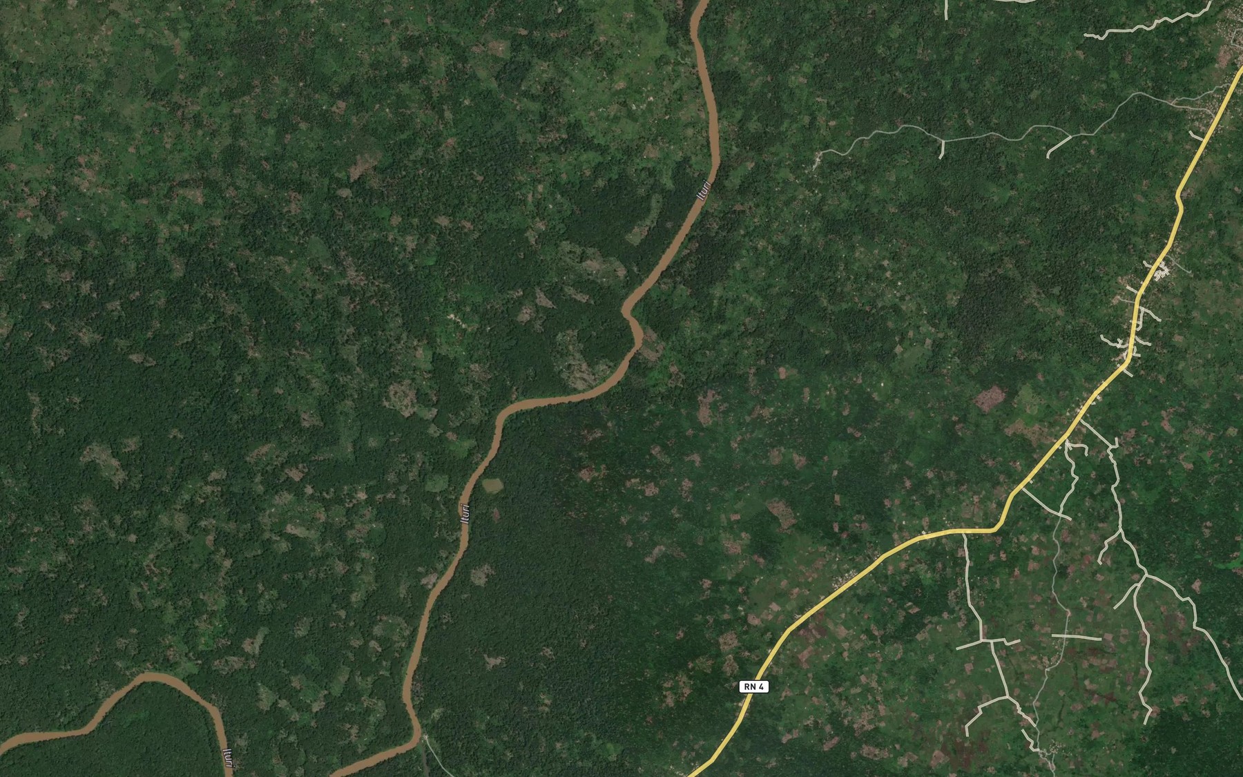 Satellite map of the Dekwa