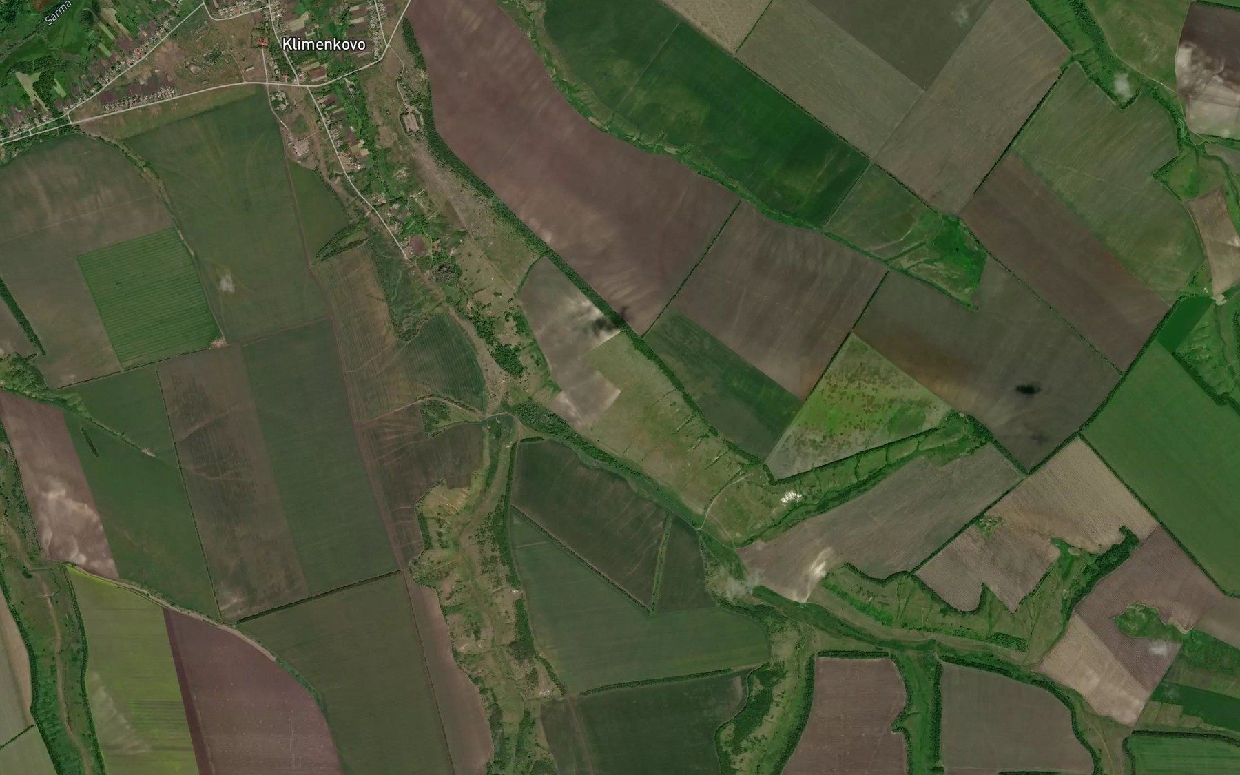 Satellite map of the Balka Lozovyy Yar