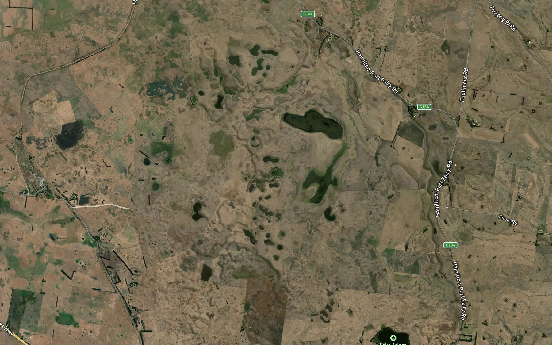 Satellite map of the The Duck Hole
