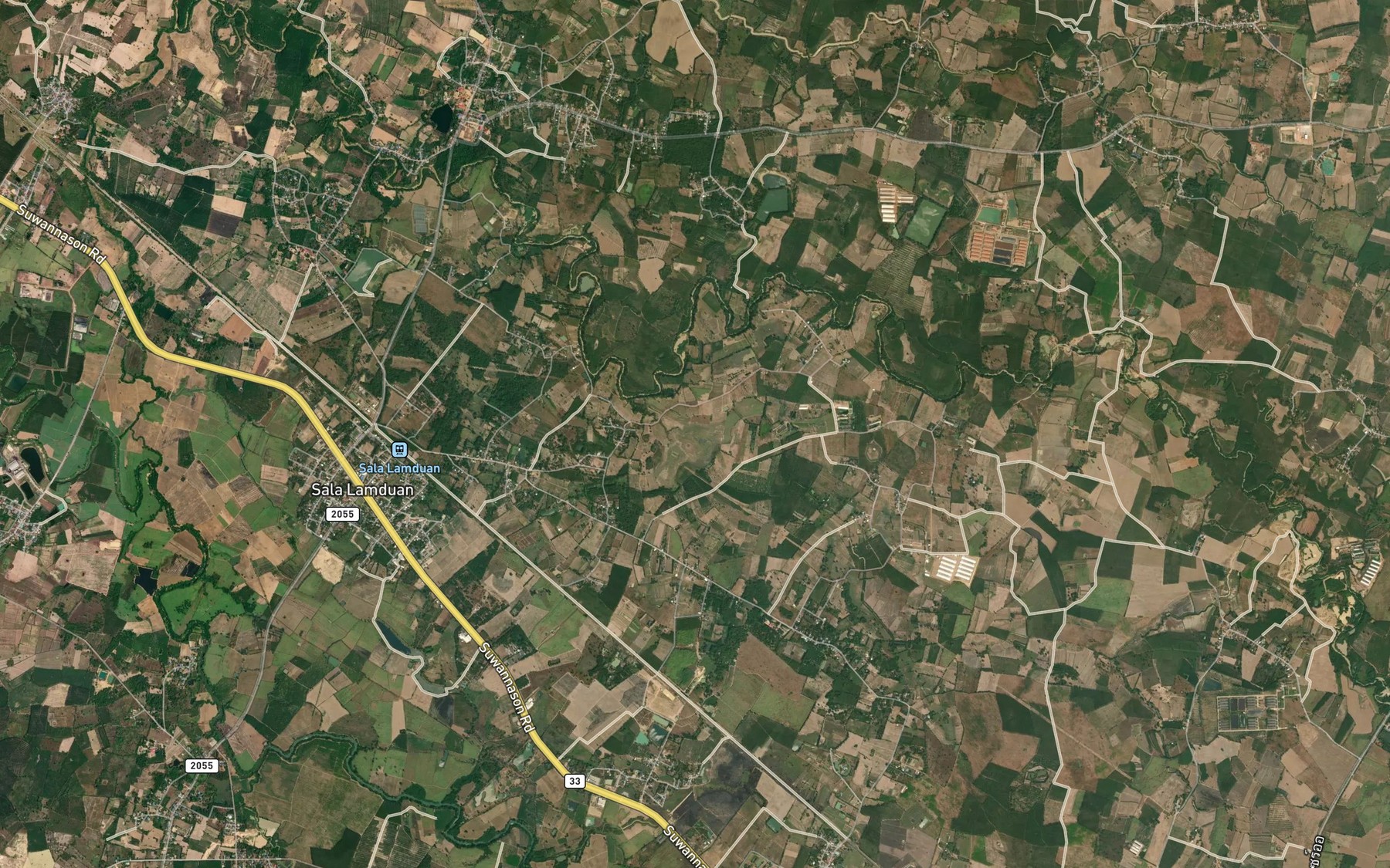 Satellite map of the Nong Pong
