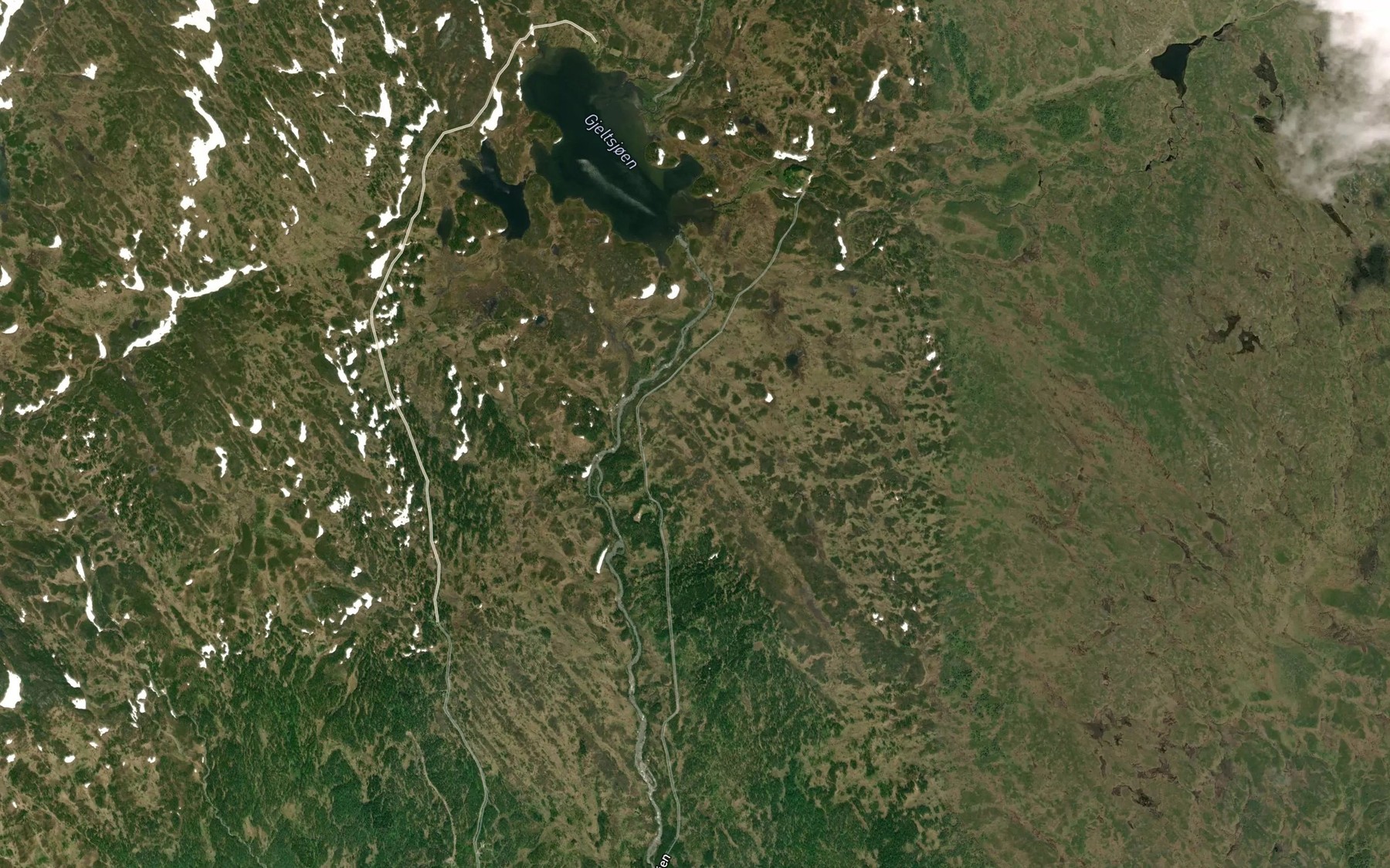 Satellite map of the Litlfiskbekken