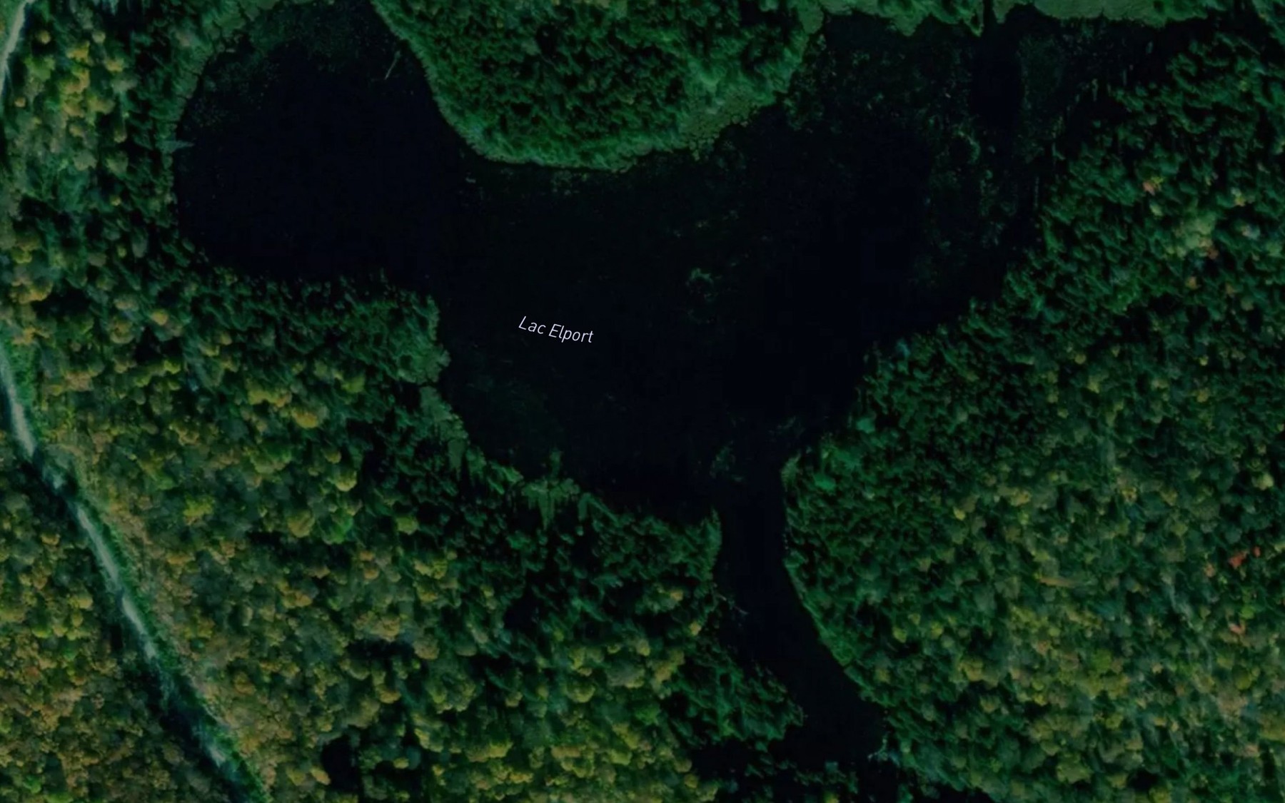 Satellite map of the Lac Elport