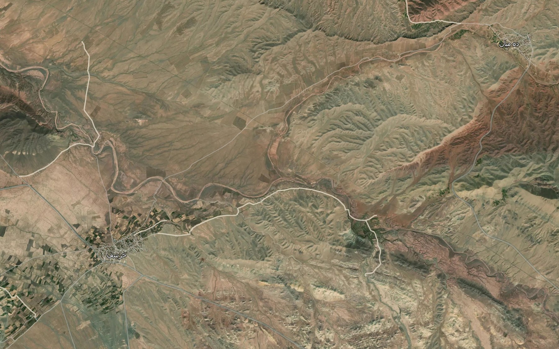 Satellite map of the Kal-e Deh Mian