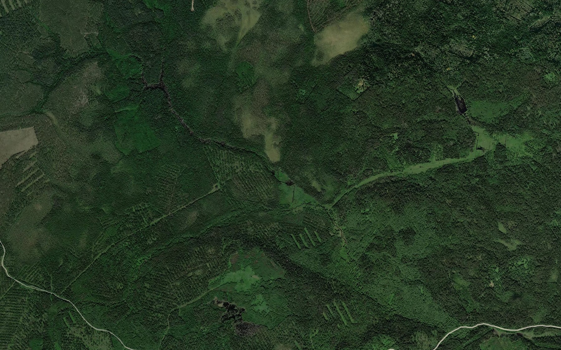 Satellite map of the Mustaoya