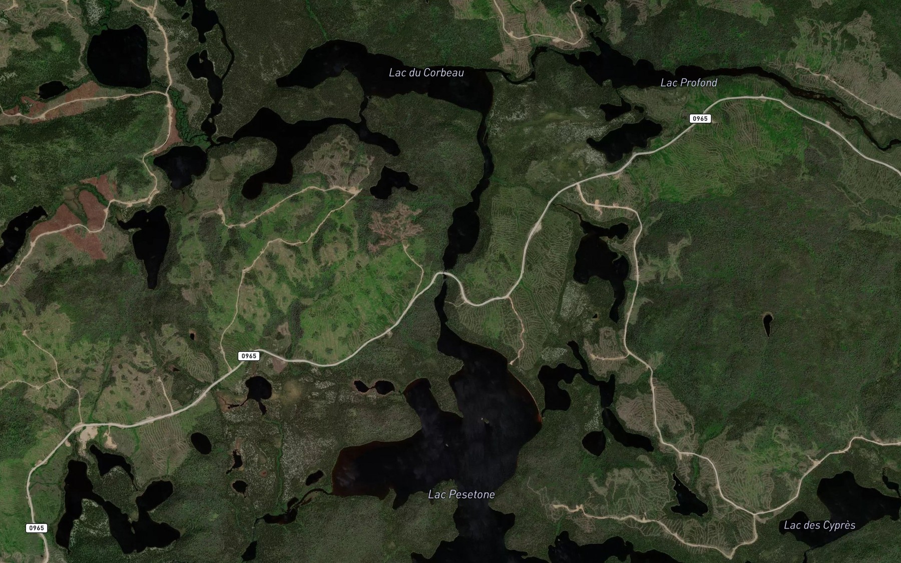 Satellite map of the Riviere Amariton