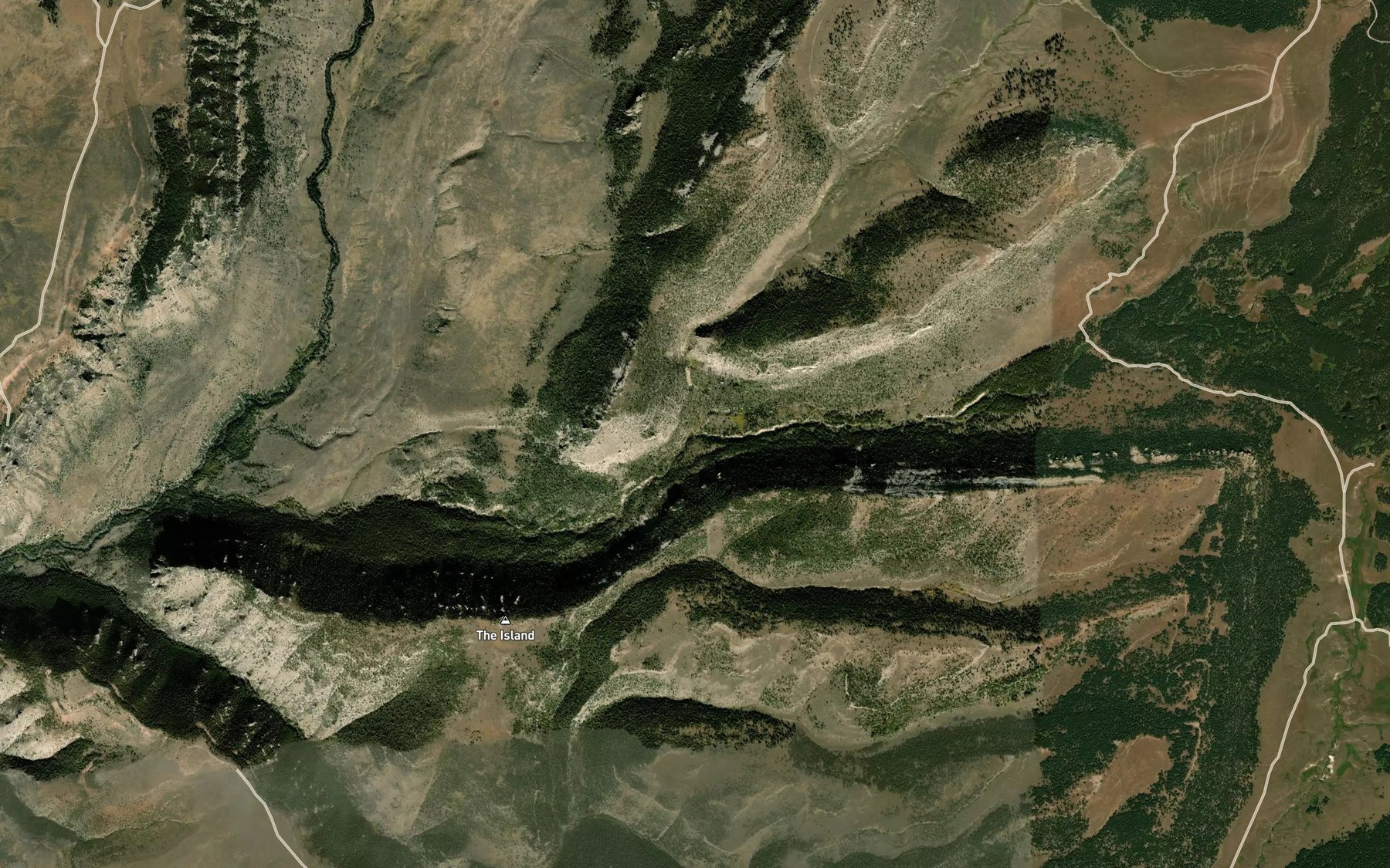 Satellite map of the Battle Creek