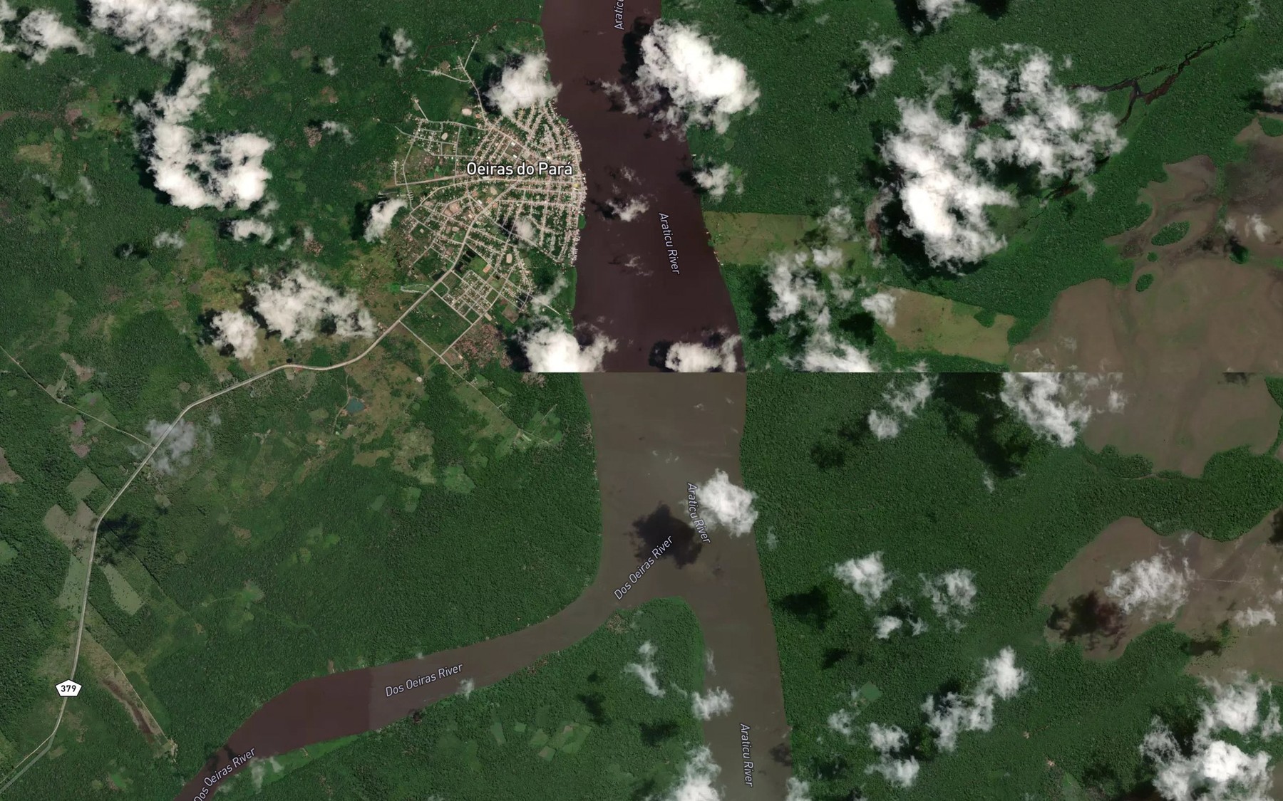 Satellite map of the Rio Furo Pruana