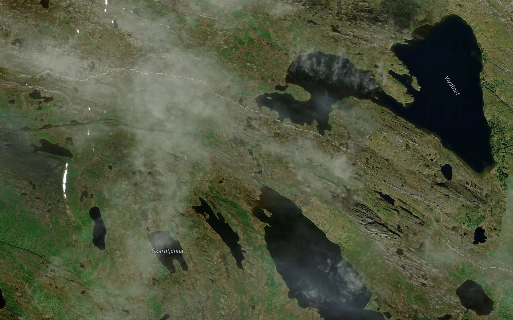 Satellite map of the Vivasselva