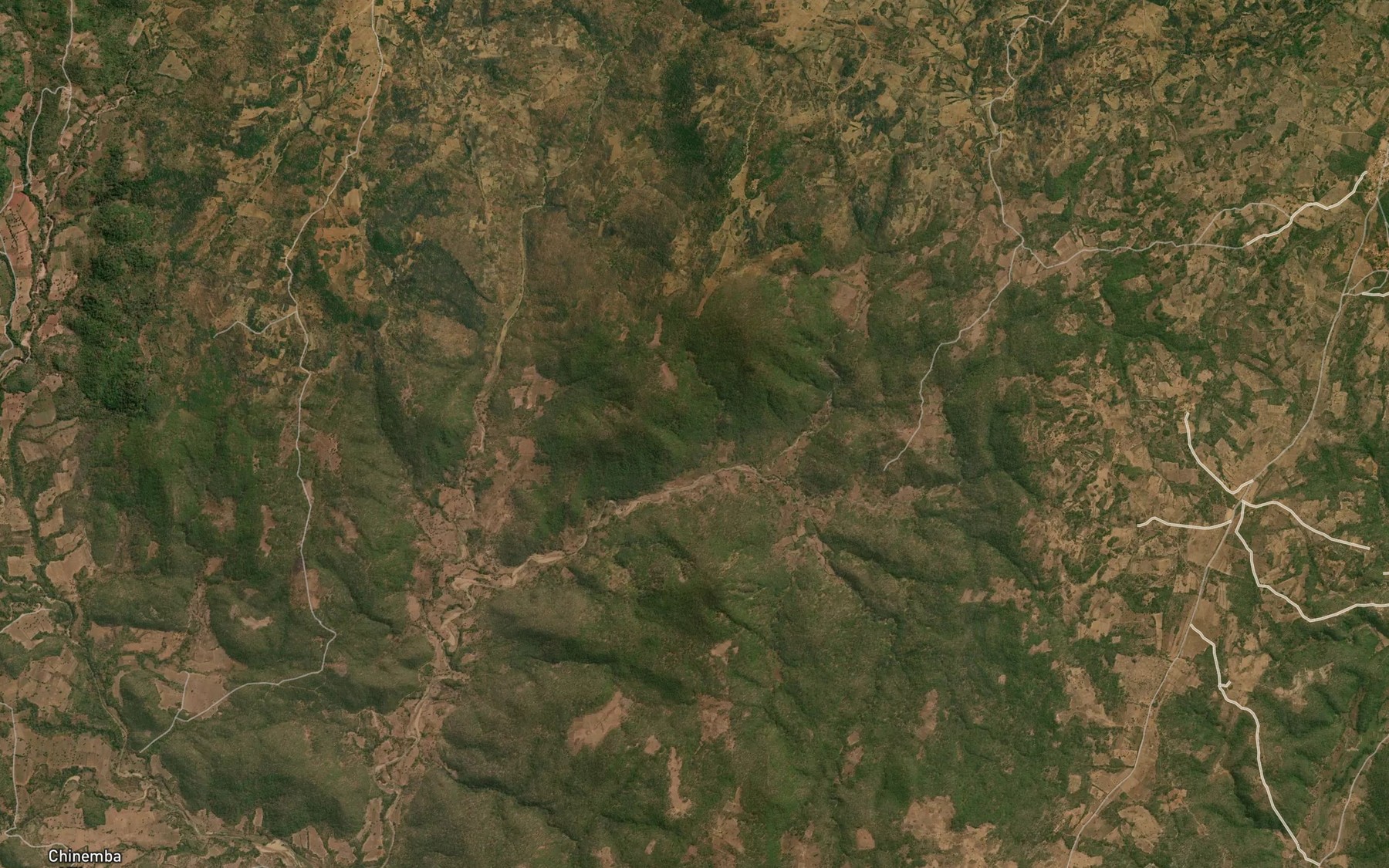 Satellite map of the Chabangu