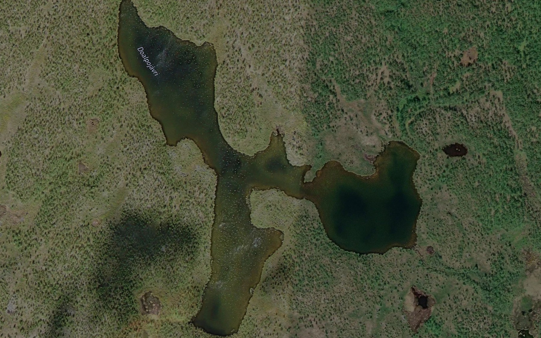 Satellite map of the Doalpujavri