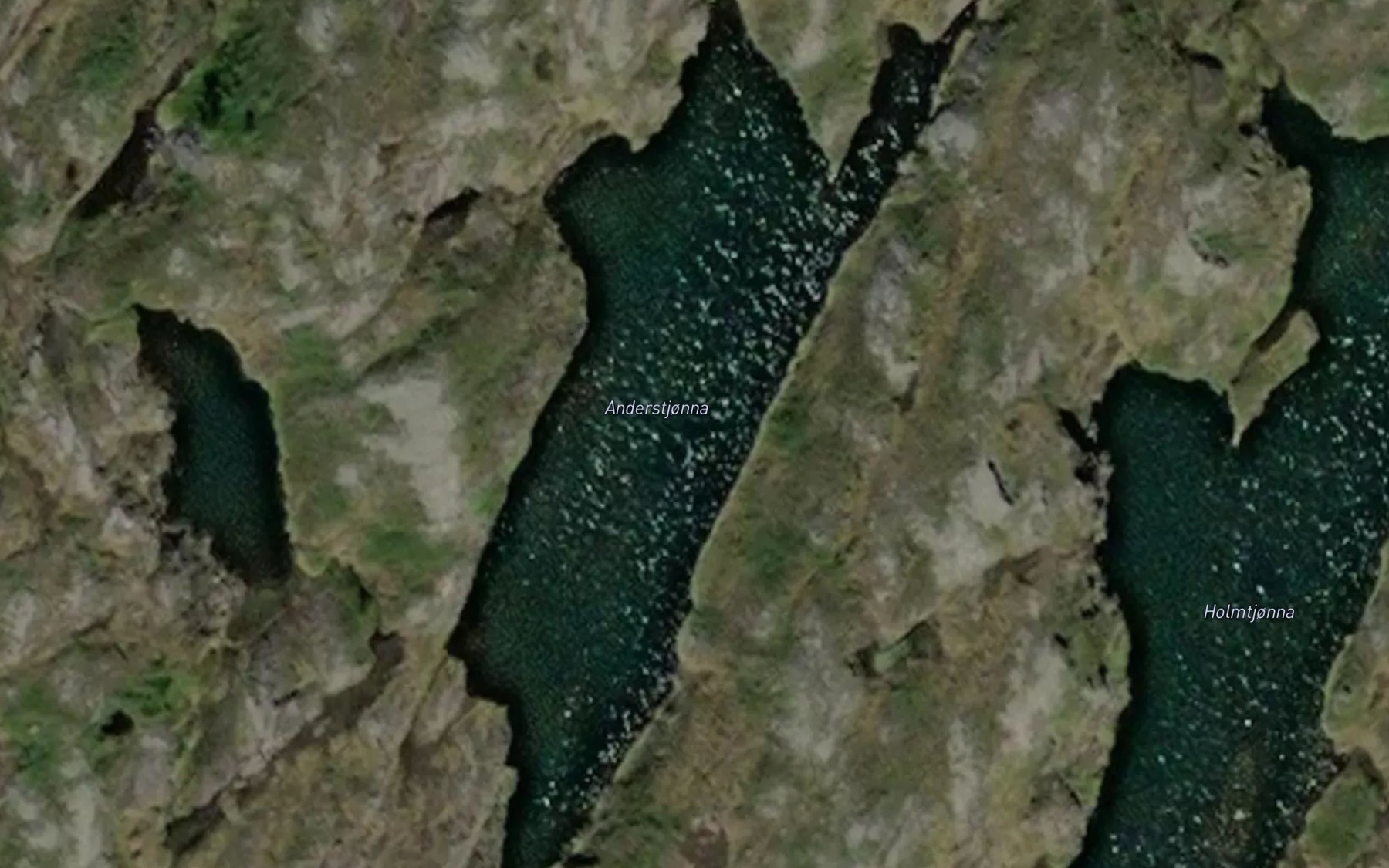 Satellite map of the Anderstjonna