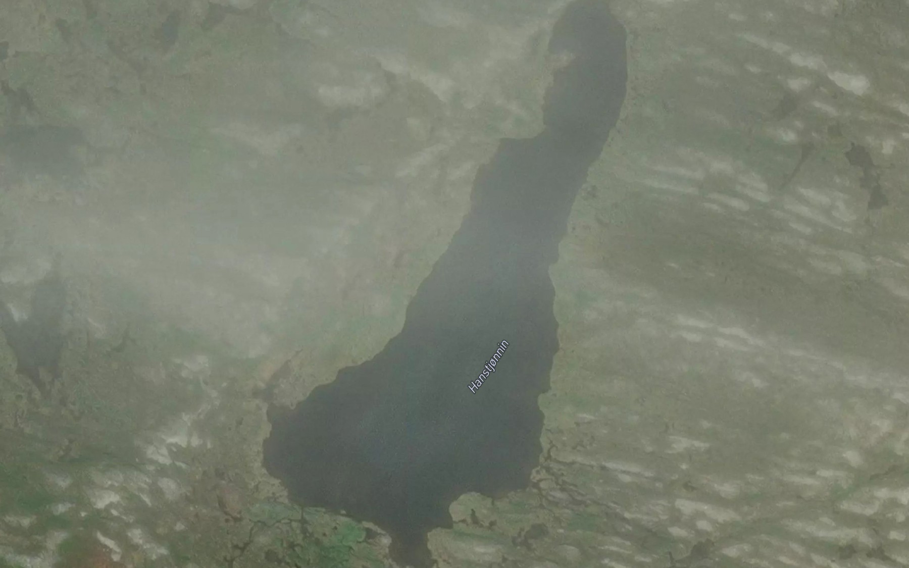 Satellite map of the Hanstjornan