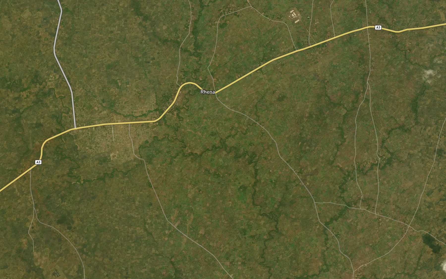 Satellite map of the River Gbidi