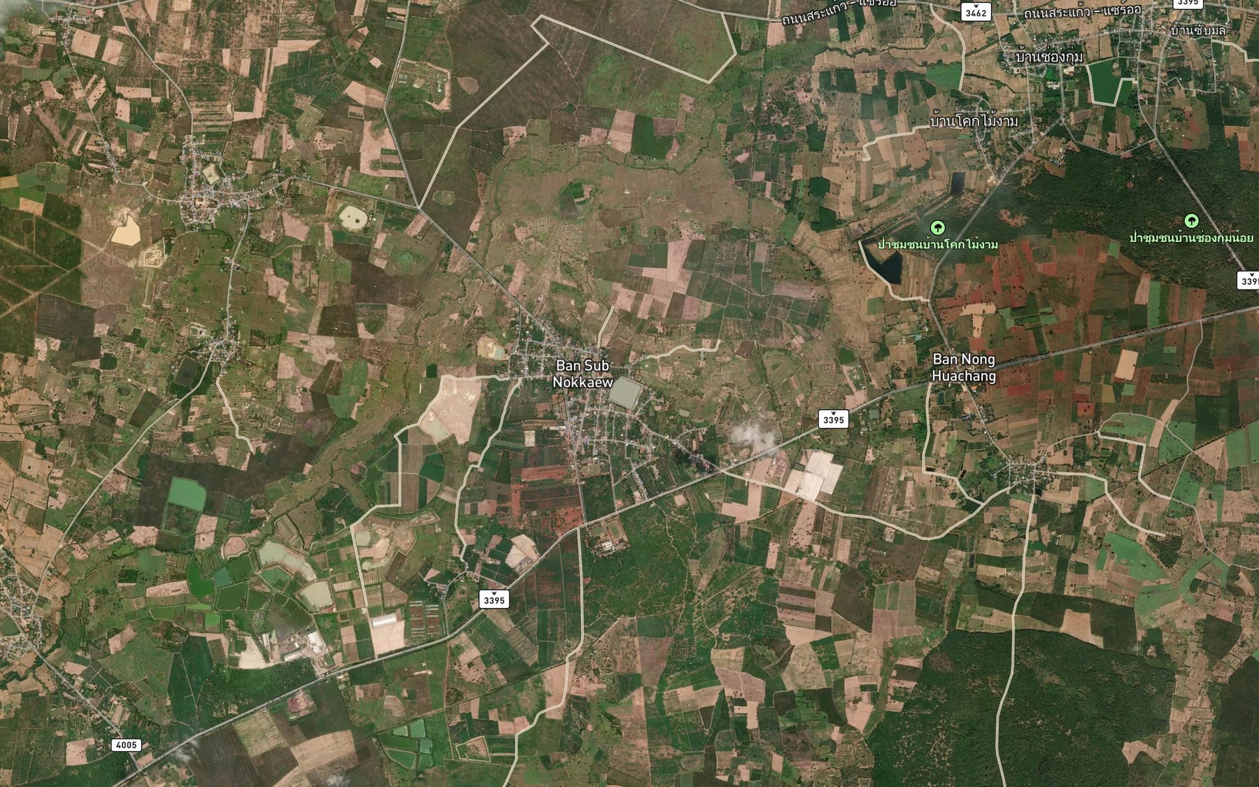 Satellite map of the Nong Waeng