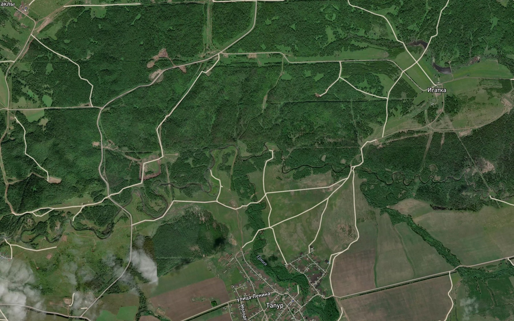 Satellite map of the Yermiya