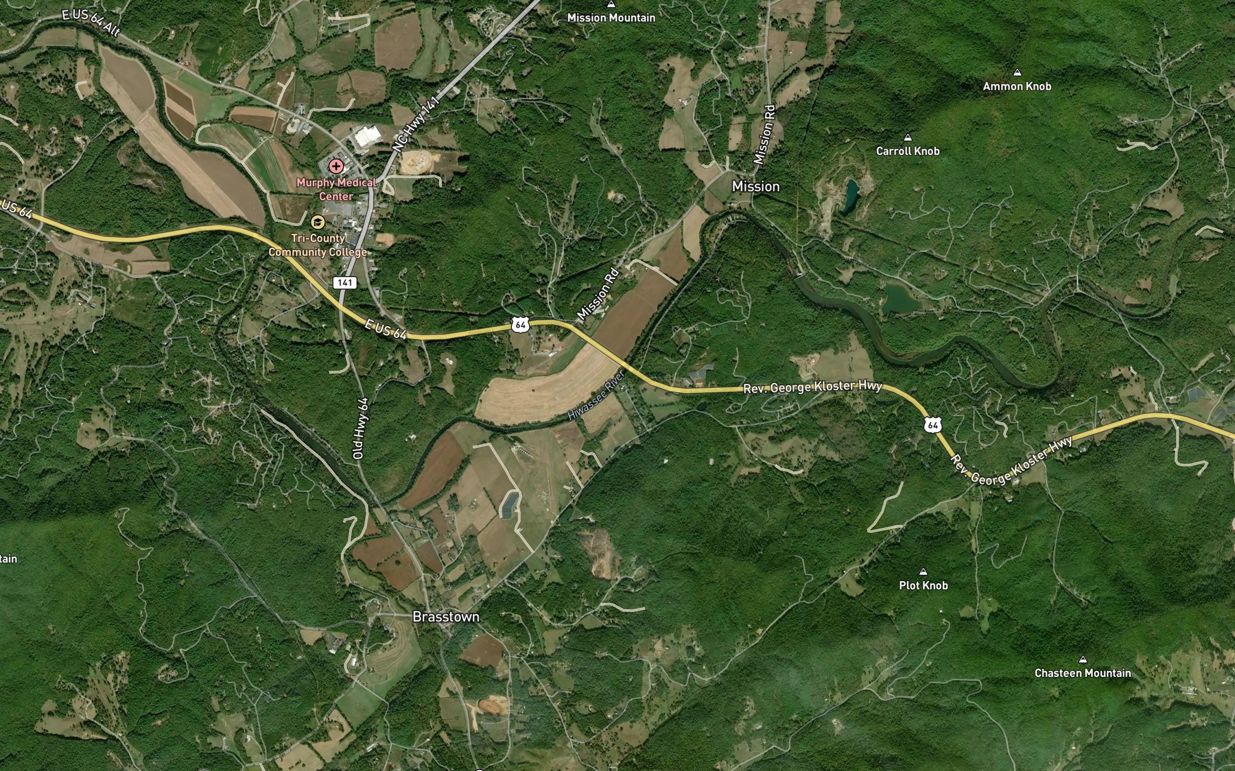 Satellite map of the Suddawig Branch
